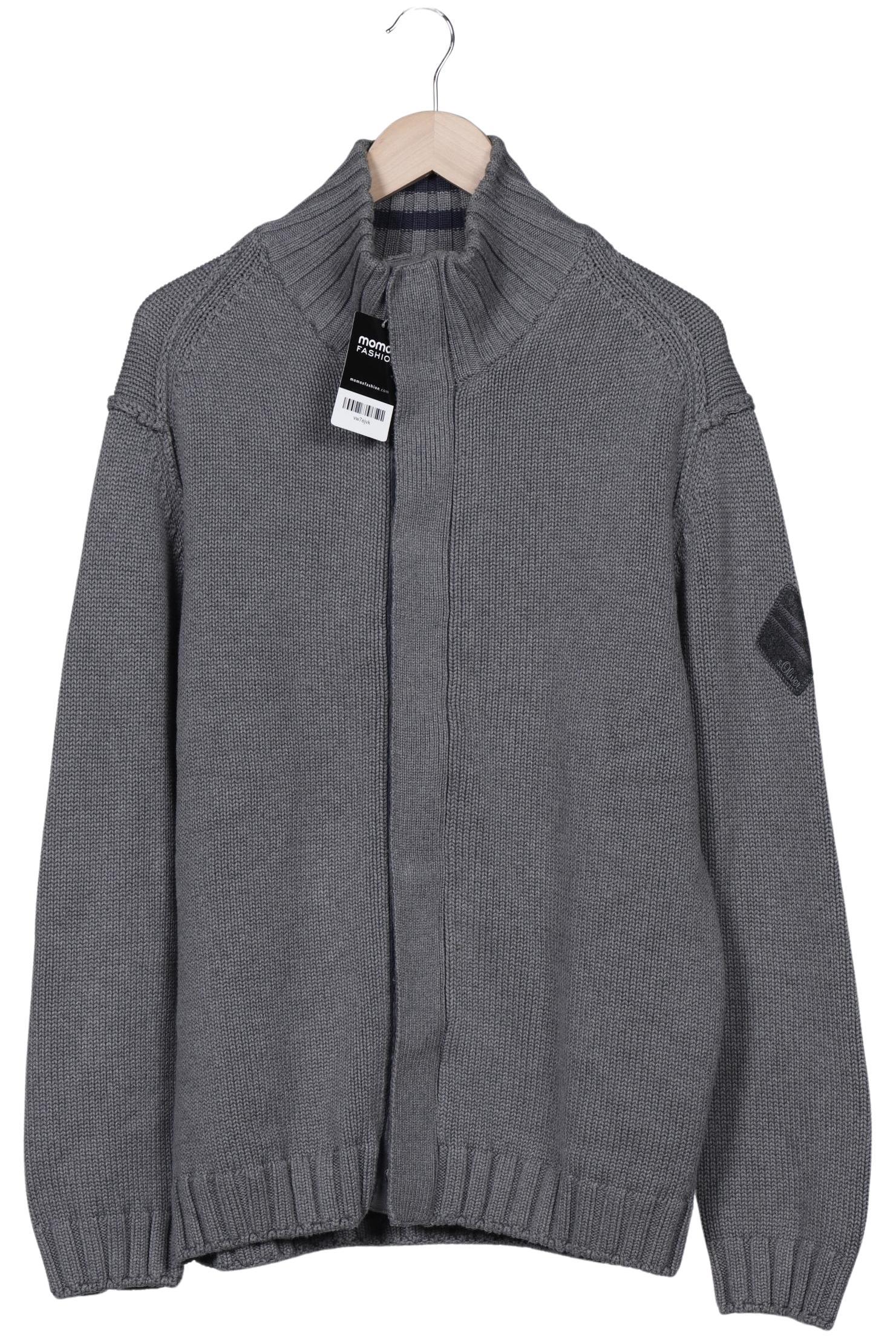 

s.Oliver Herren Strickjacke, grau, Gr. 54