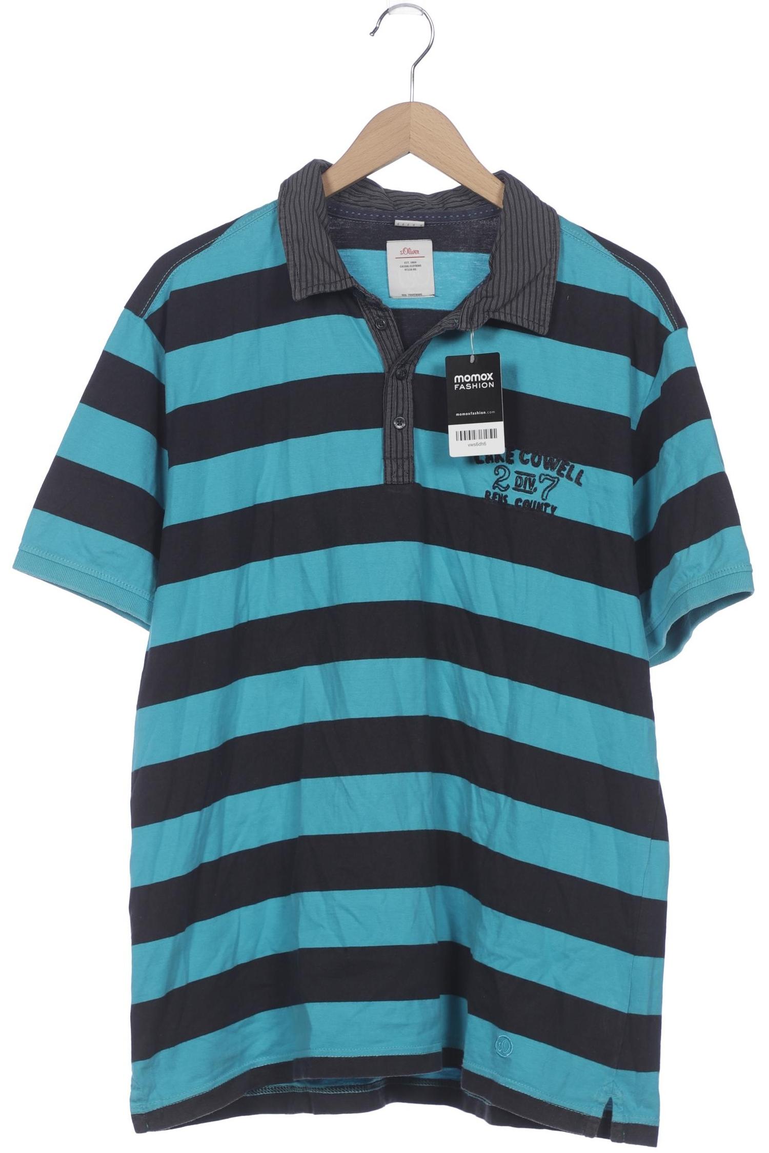 

s.Oliver Herren Poloshirt, blau, Gr. 56