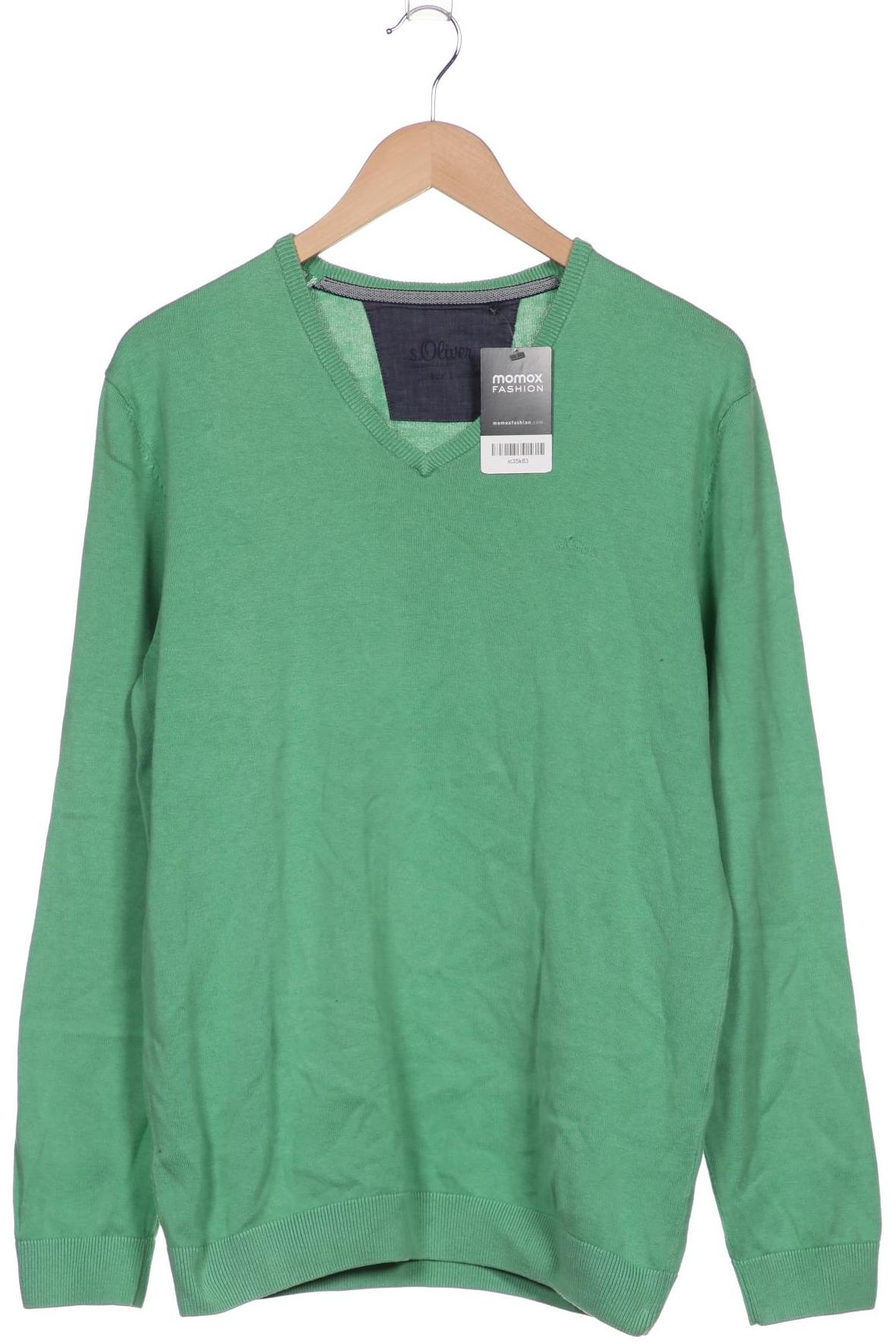

s.Oliver Herren Pullover, grün, Gr. 52