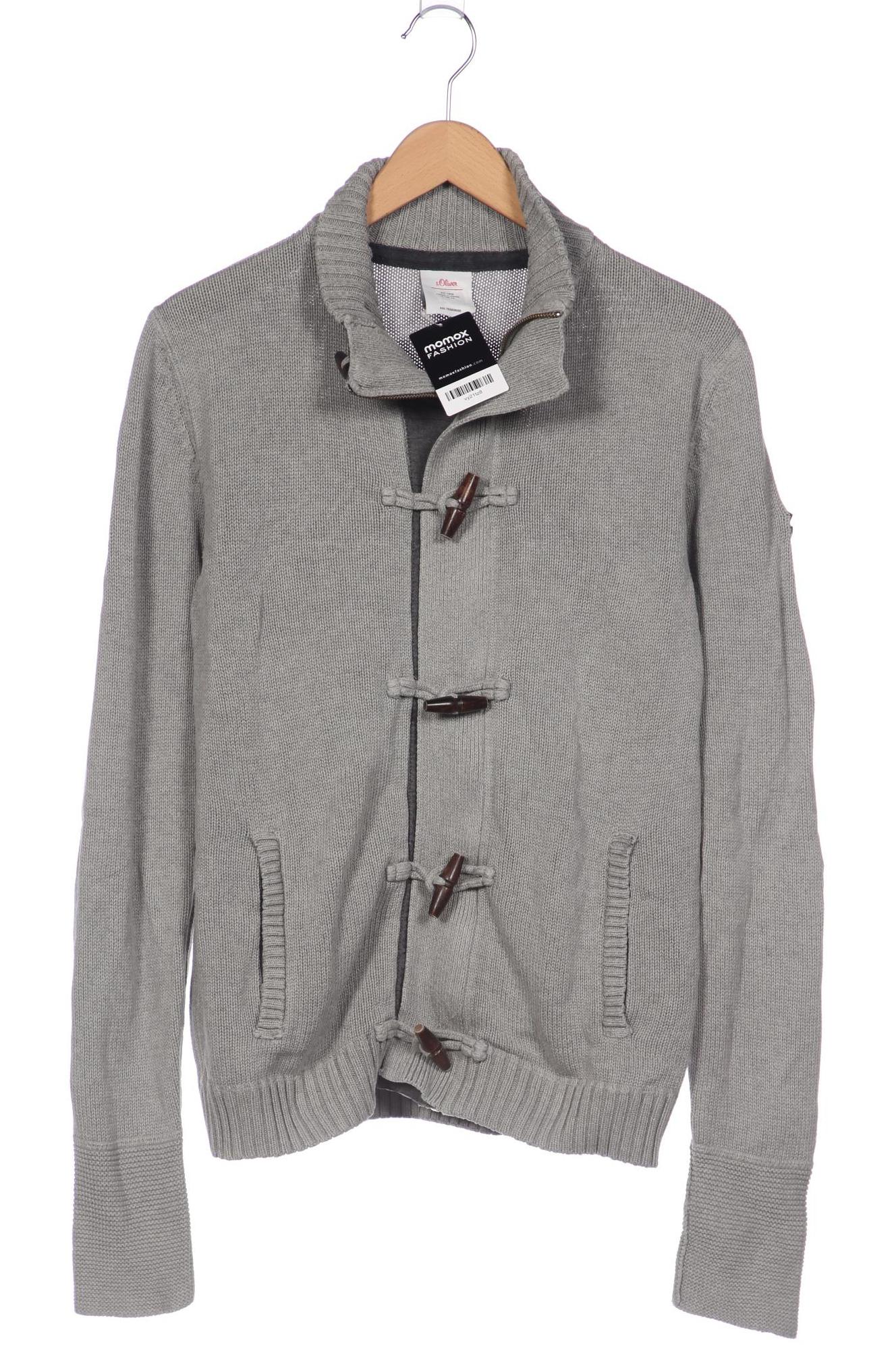 

s.Oliver Herren Strickjacke, grau, Gr. 48