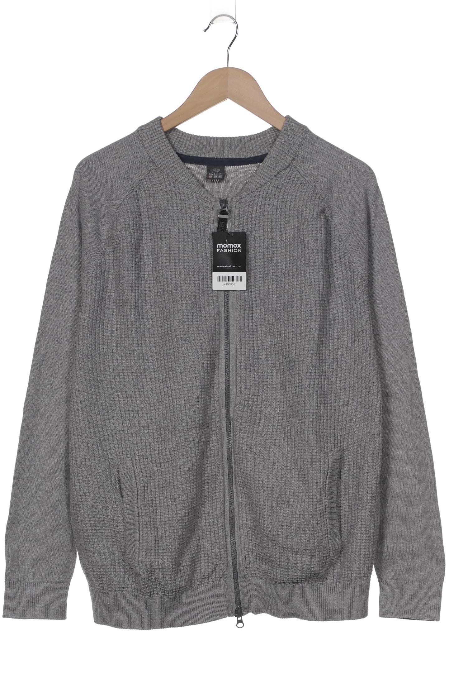 

s.Oliver Herren Strickjacke, grau, Gr. 54