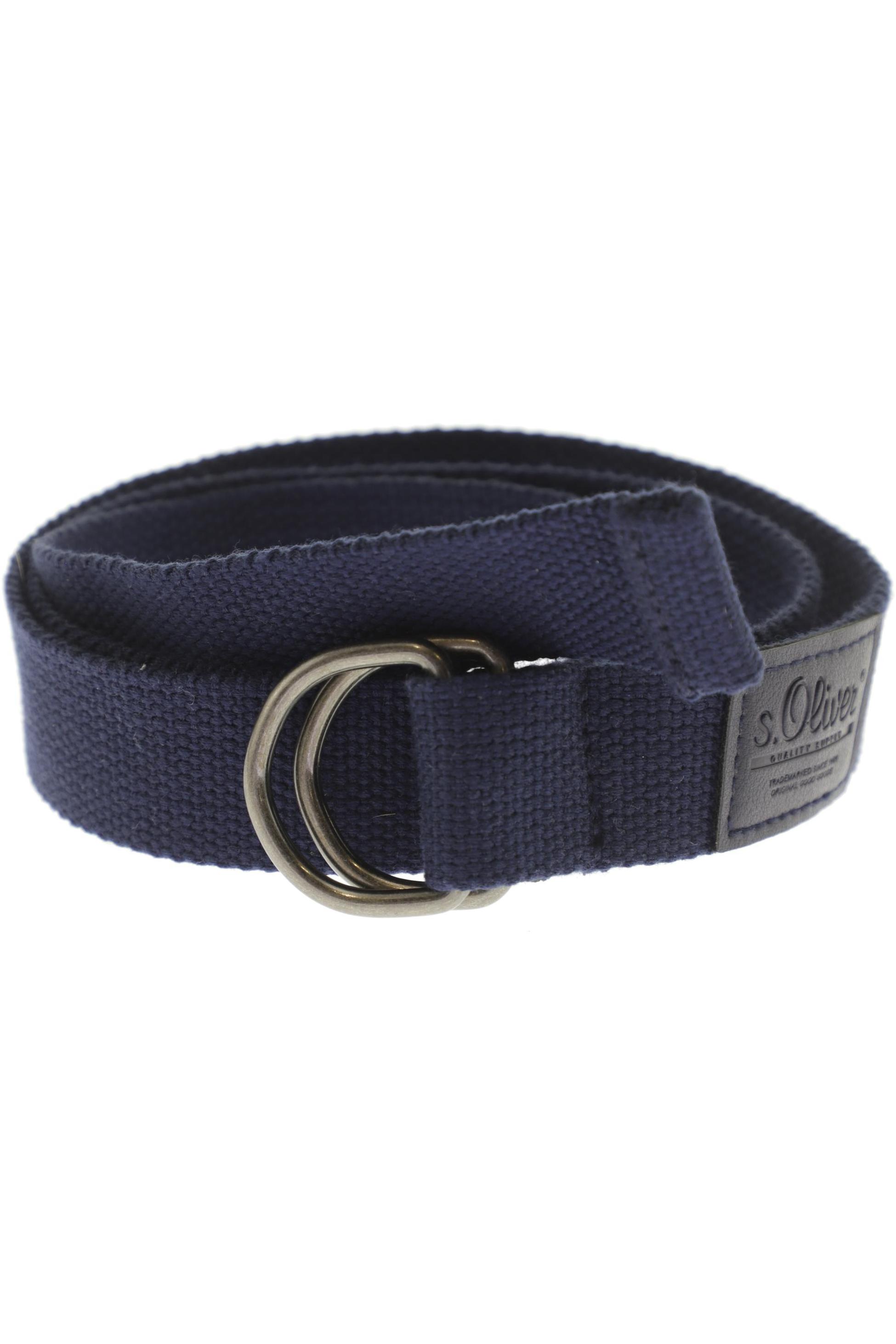 

s.Oliver Herren Gürtel, marineblau