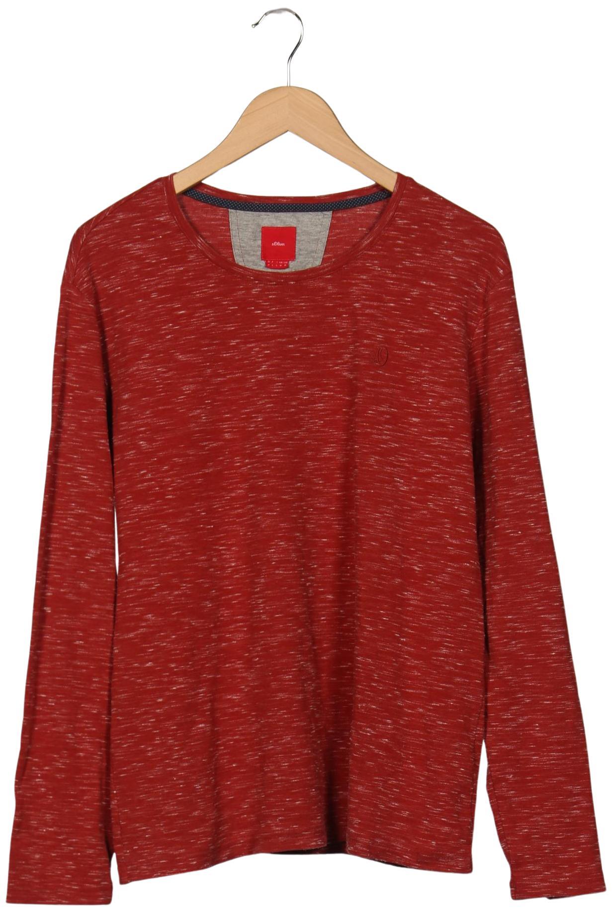 

s.Oliver Herren Langarmshirt, rot, Gr. 48