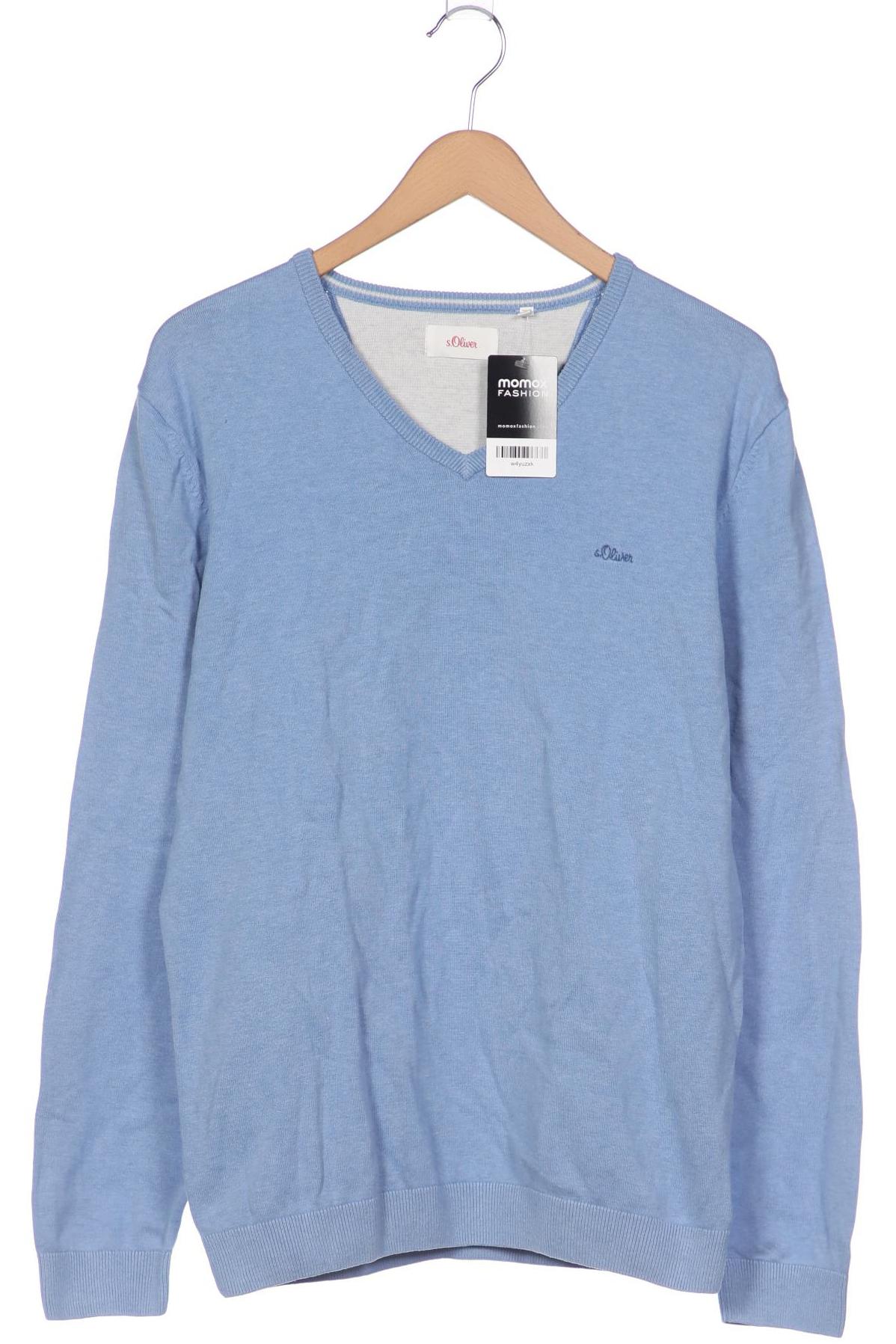 

s.Oliver Herren Pullover, blau, Gr. 52