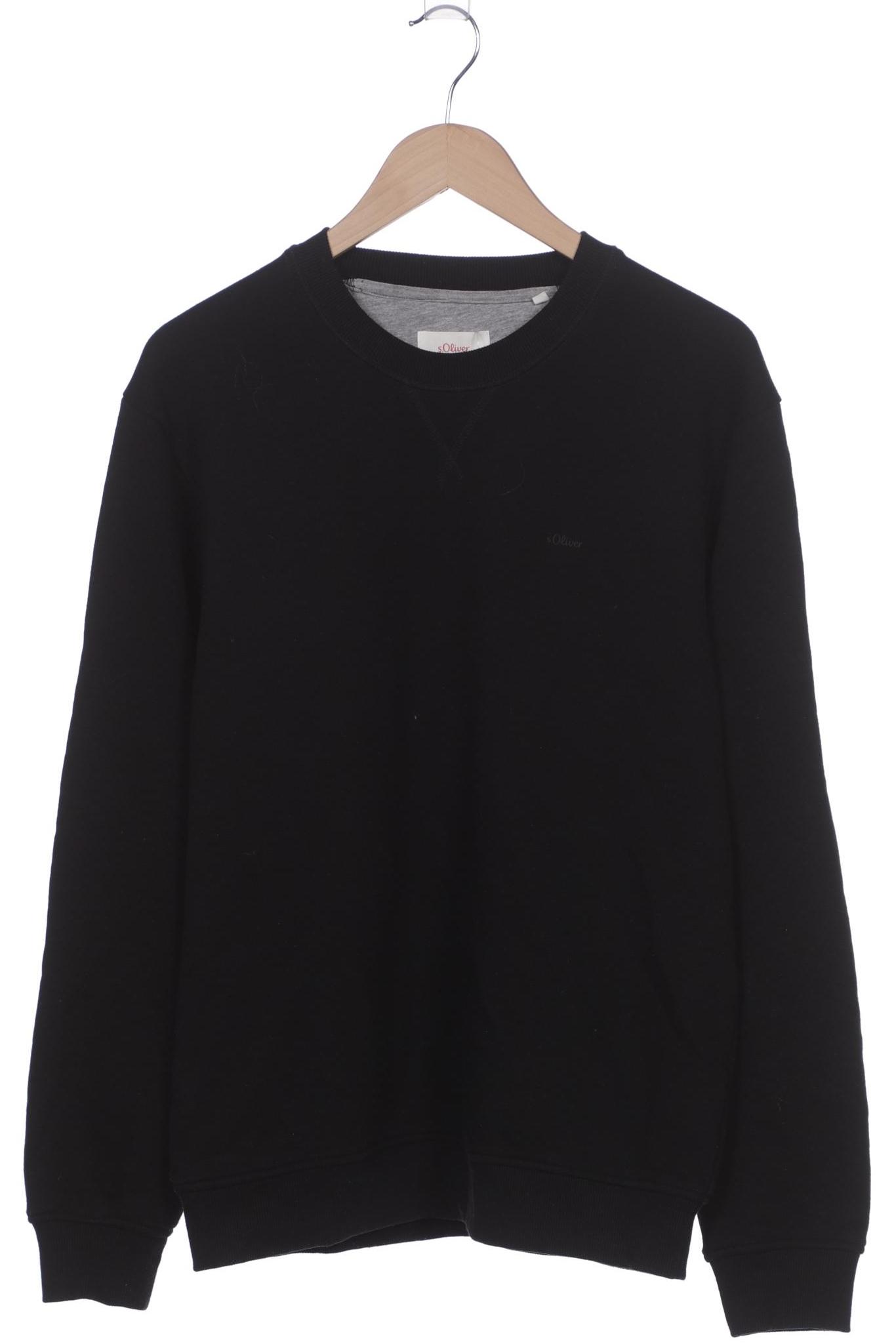 

s.Oliver Herren Sweatshirt, schwarz, Gr. 52