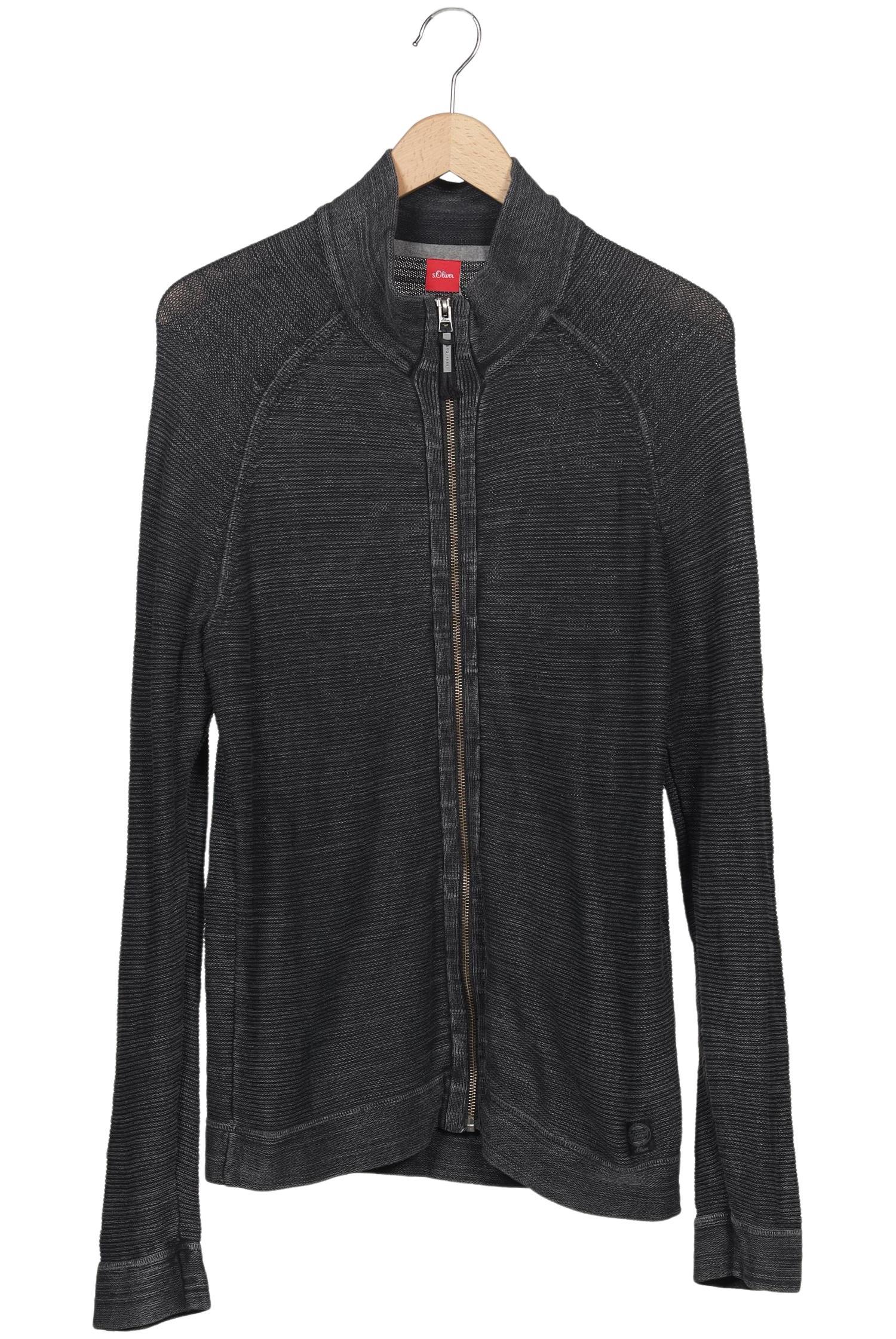 

s.Oliver Herren Strickjacke, grau, Gr. 48