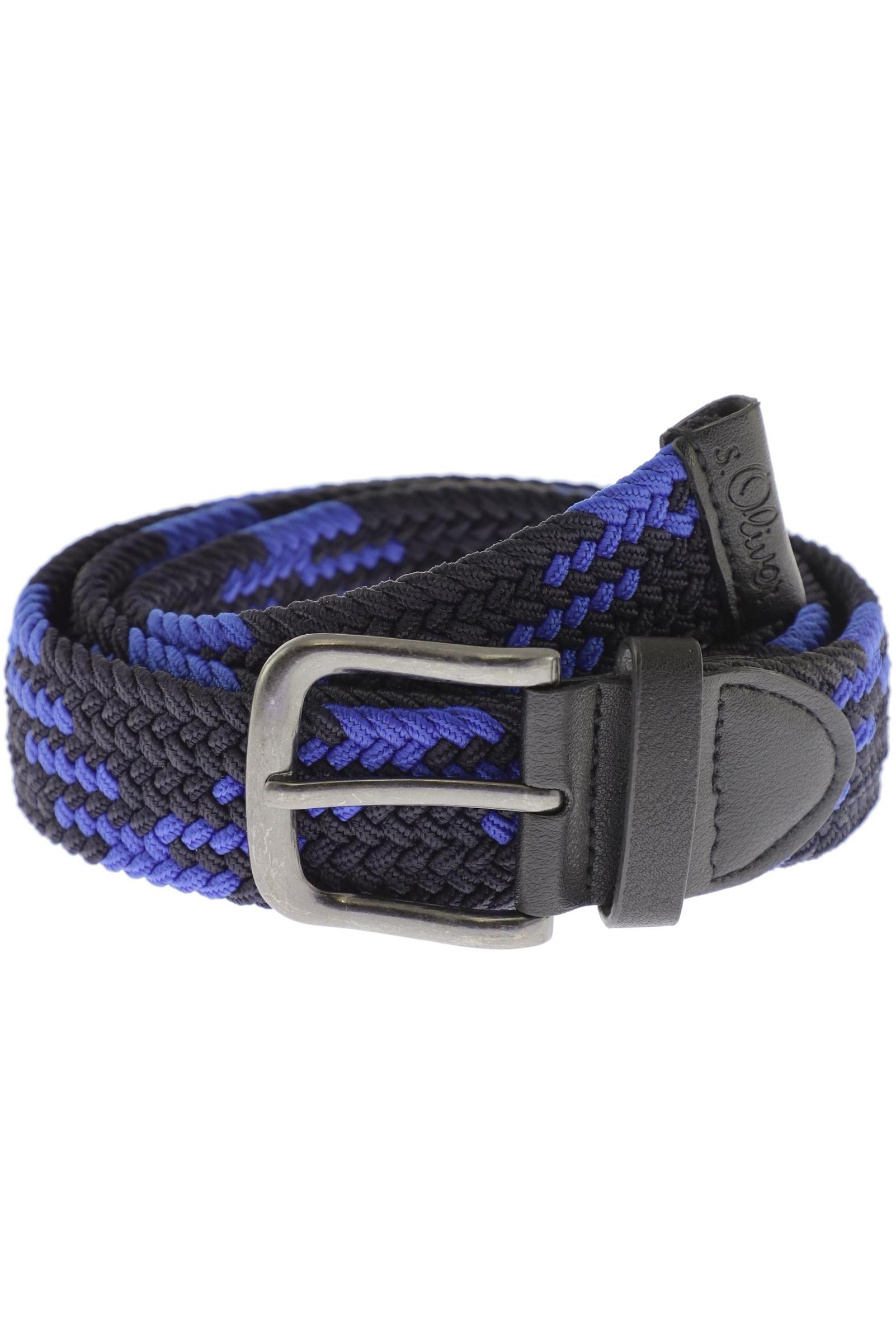 

s.Oliver Herren Gürtel, marineblau, Gr. 100