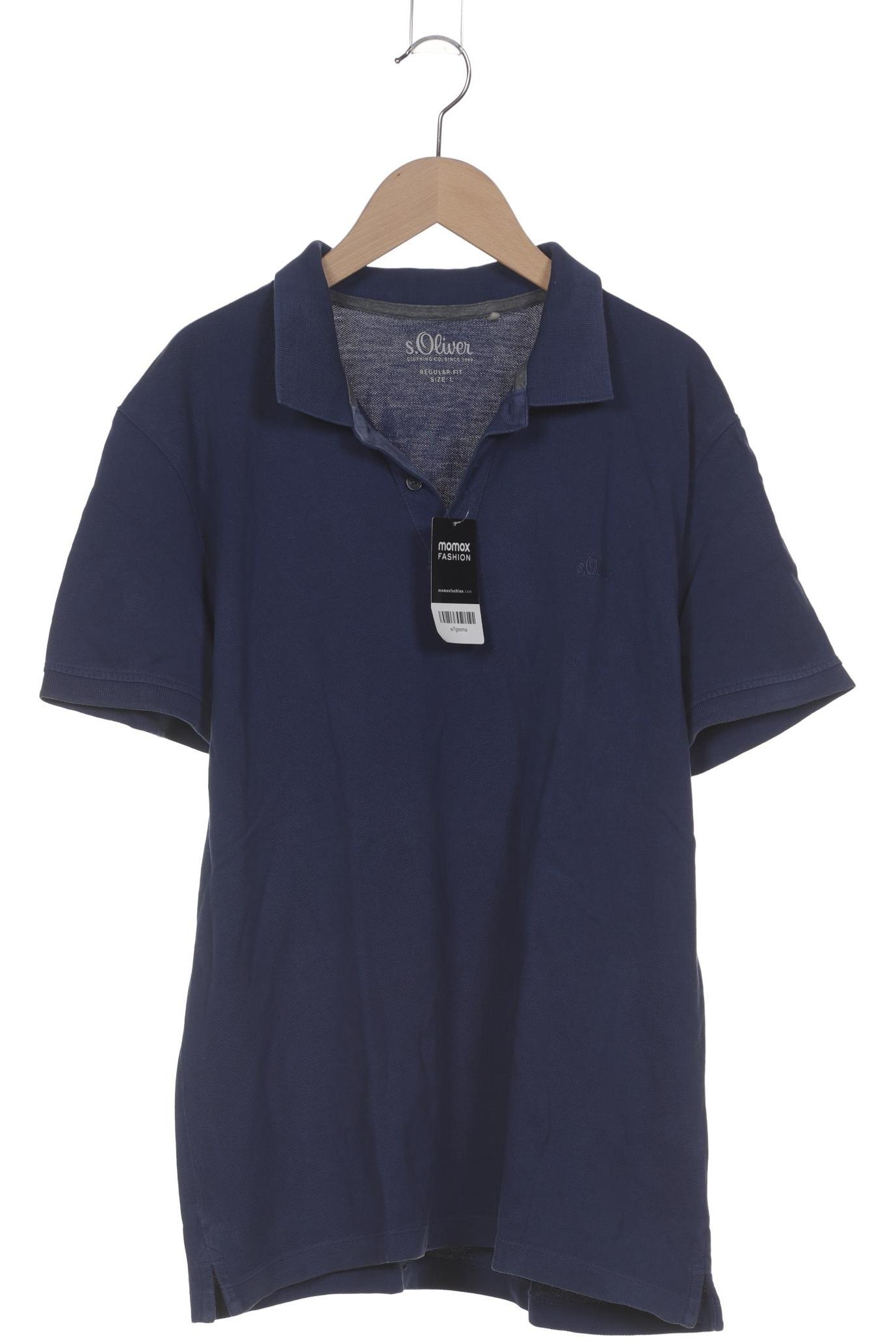 

s.Oliver Herren Poloshirt, marineblau, Gr. 52