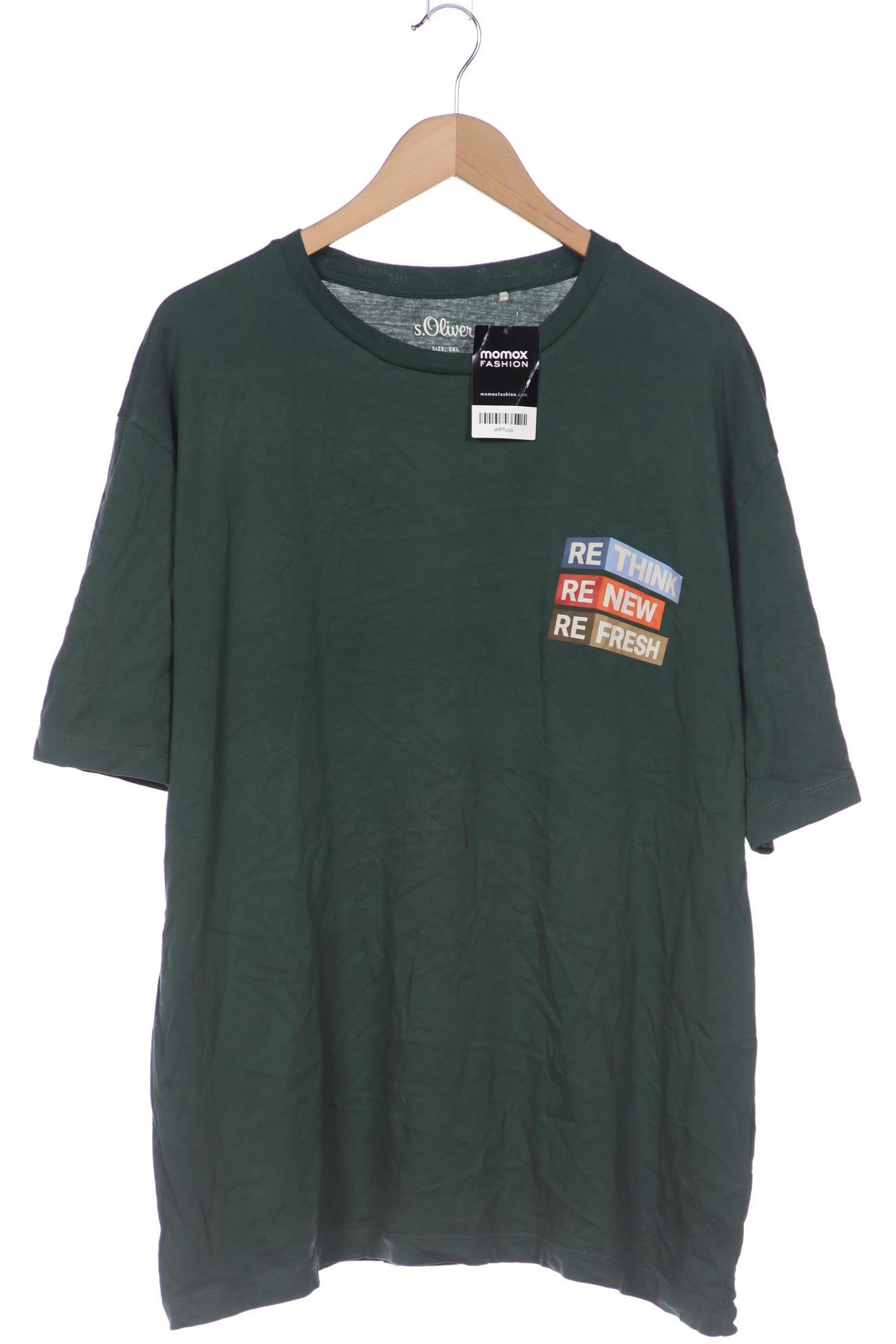 

s.Oliver Herren T-Shirt, grün, Gr. 58