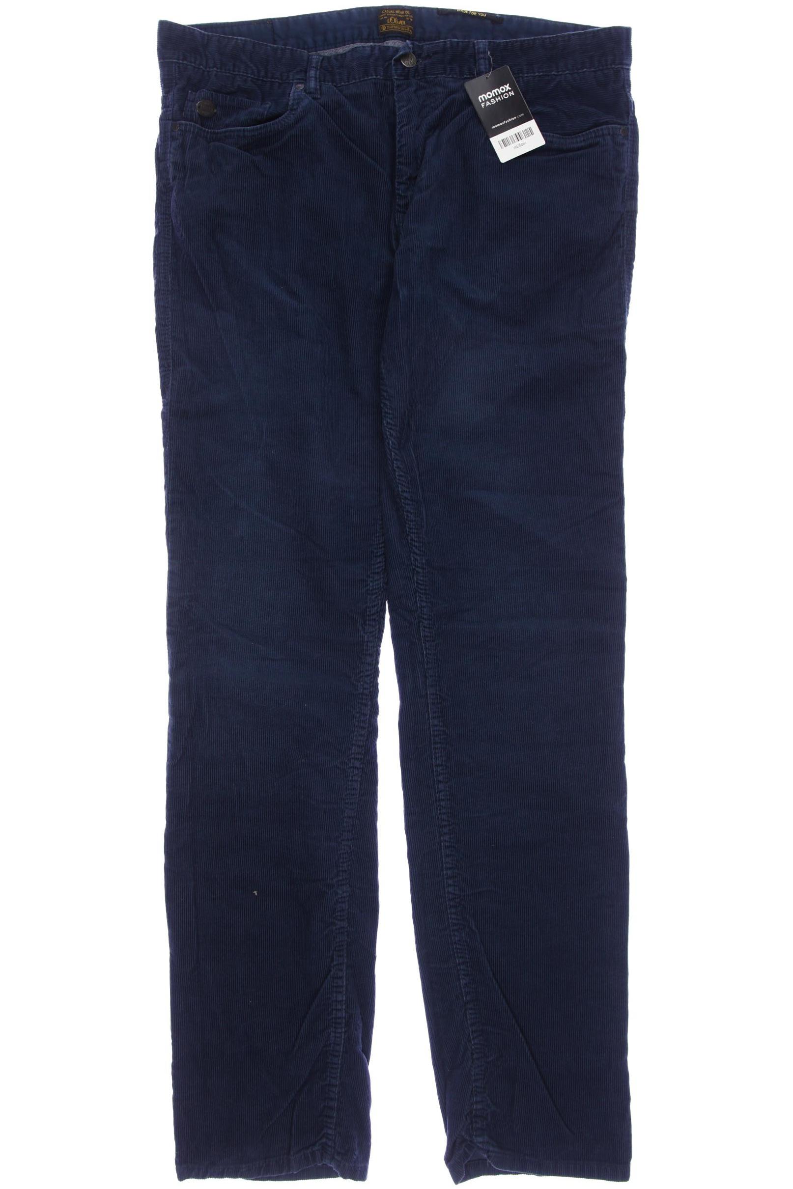 

s.Oliver Herren Stoffhose, marineblau, Gr. 34