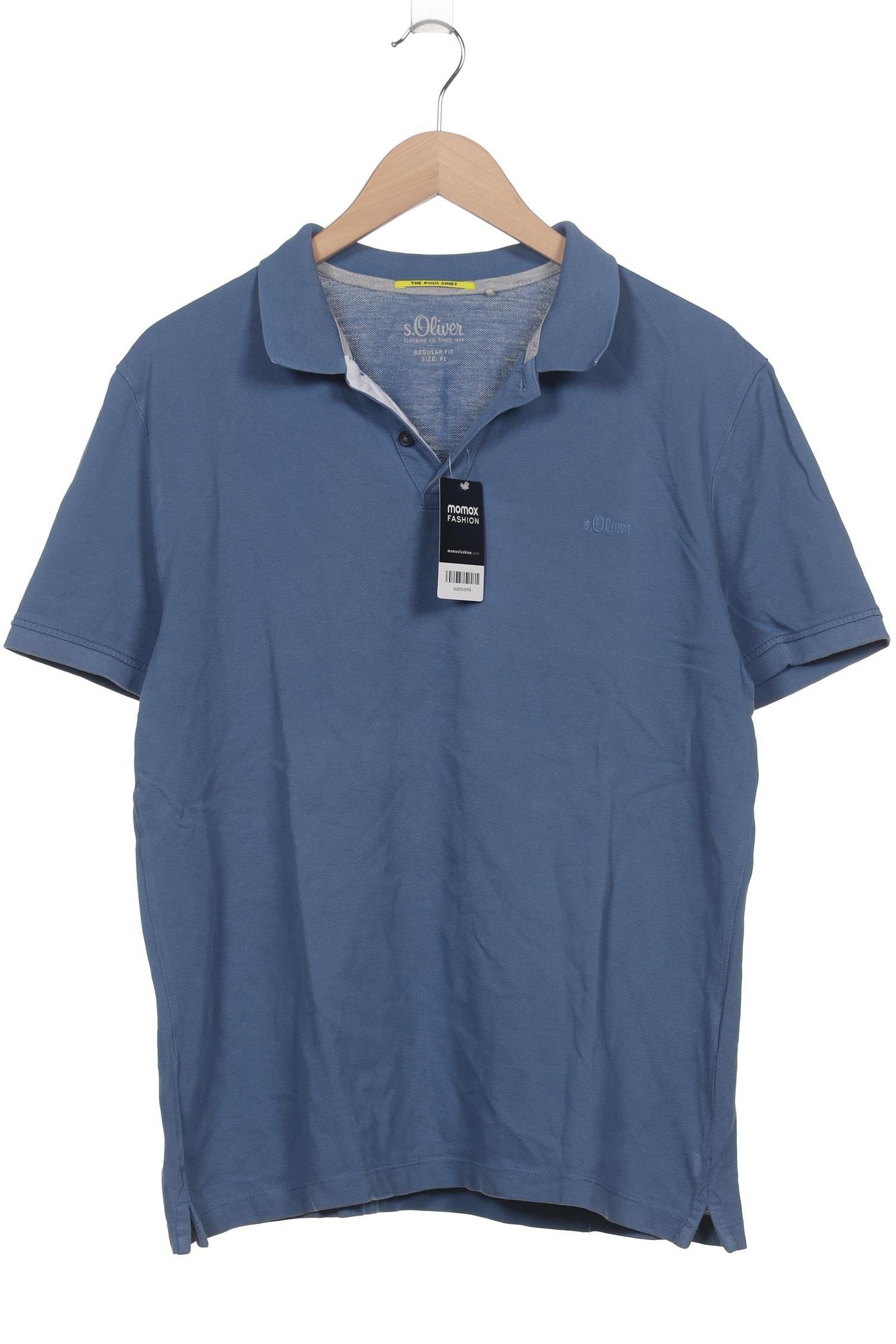 

s.Oliver Herren Poloshirt, blau, Gr. 54
