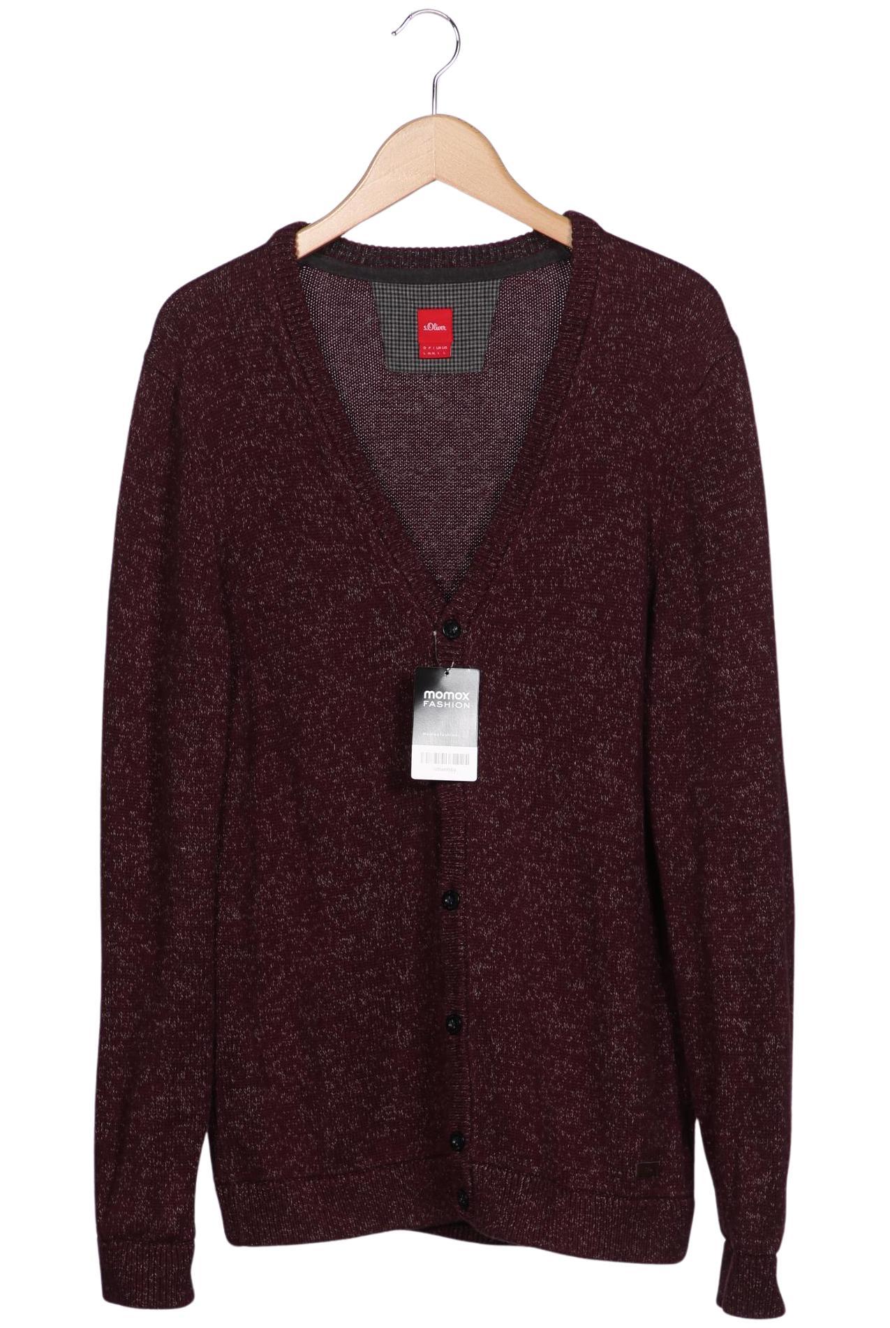 Thumbnail - s.Oliver Herren Strickjacke, bordeaux, Gr. 52