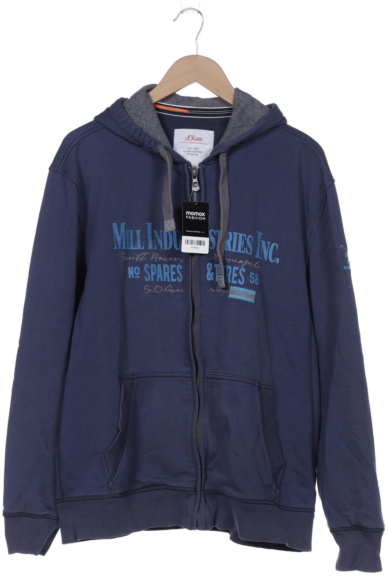 

s.Oliver Herren Kapuzenpullover, marineblau, Gr. 56