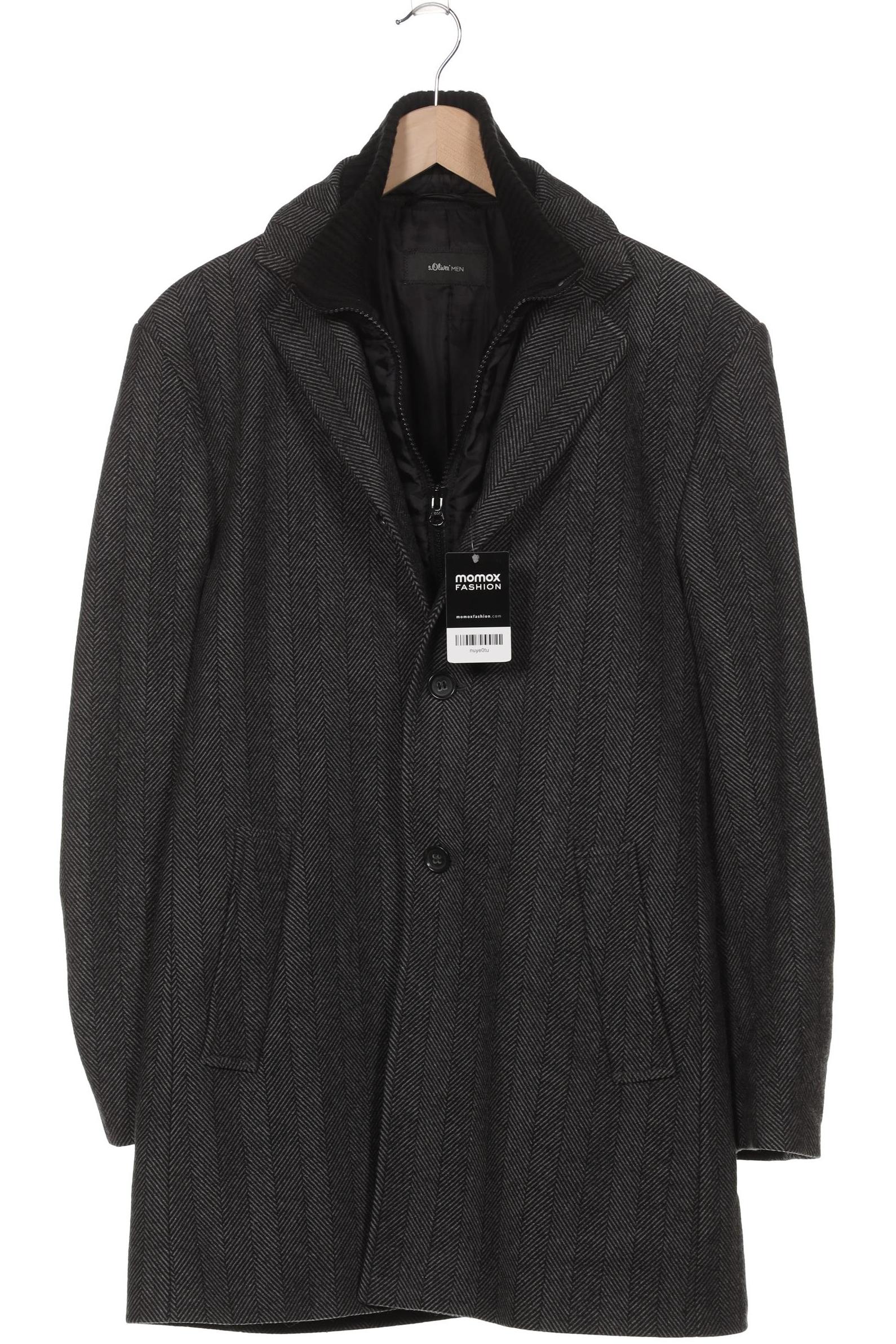 

s.Oliver Herren Mantel, grau, Gr. 52