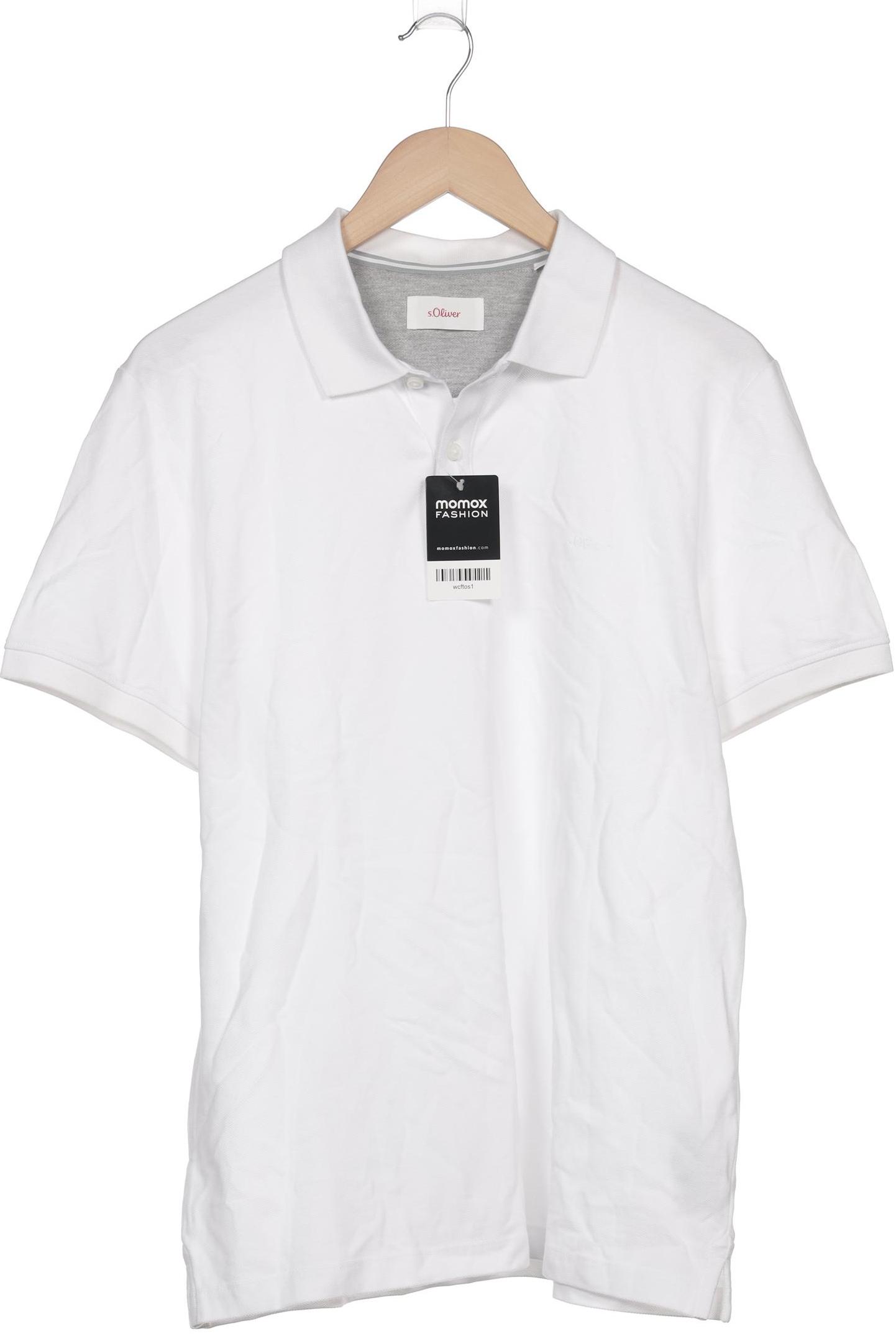 

s.Oliver Herren Poloshirt, weiß, Gr. 52