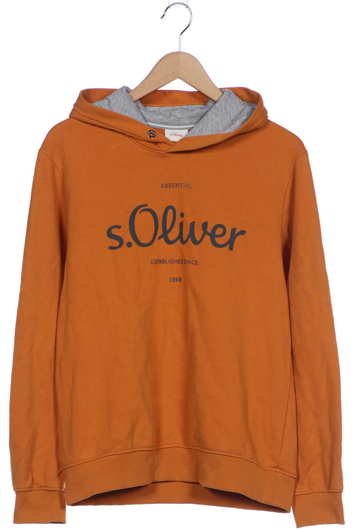 

s.Oliver Herren Kapuzenpullover, orange, Gr. 48