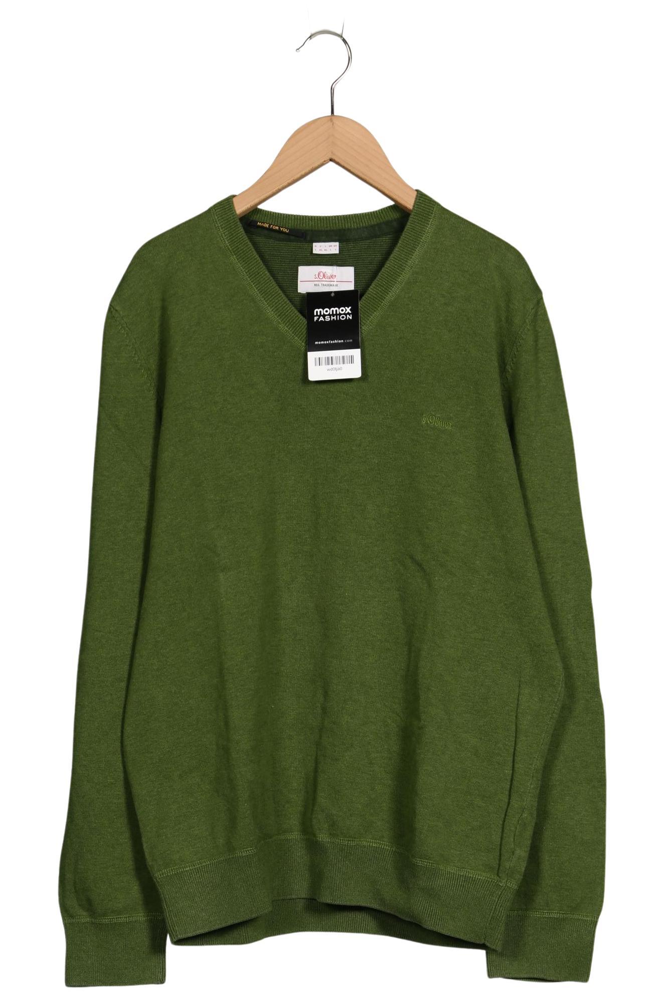 

s.Oliver Herren Pullover, grün, Gr. 52