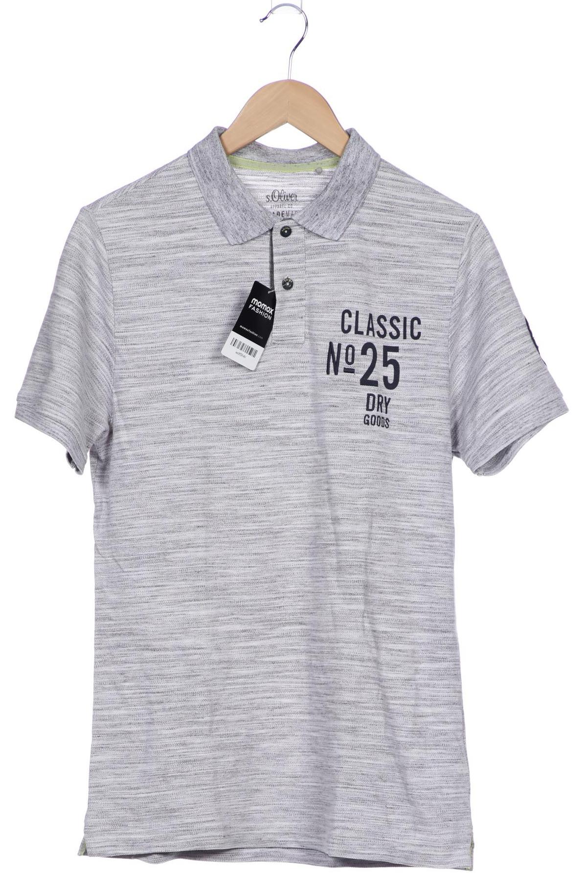 

s.Oliver Herren Poloshirt, grau, Gr. 52