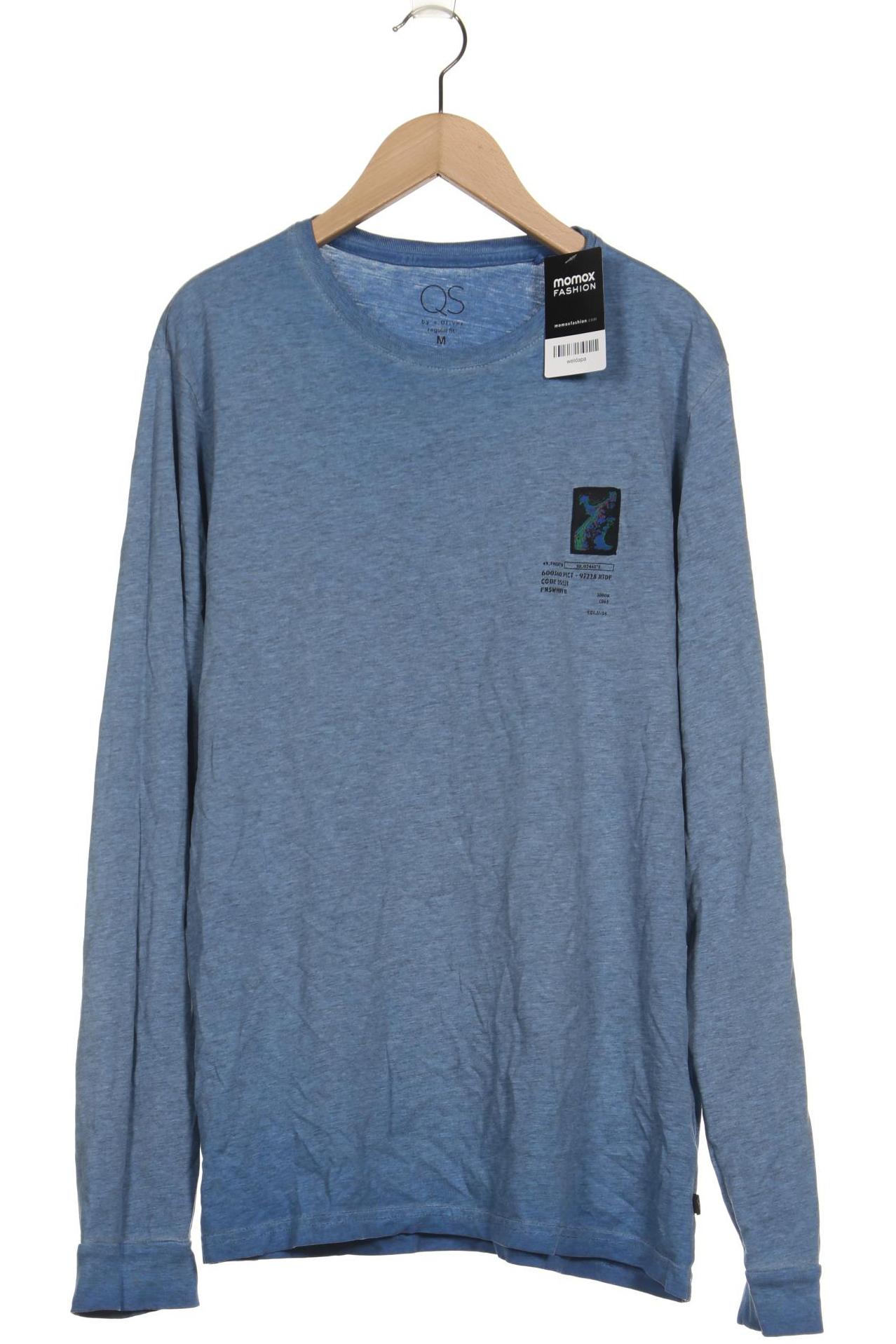 

s.Oliver Herren Langarmshirt, blau, Gr. 48