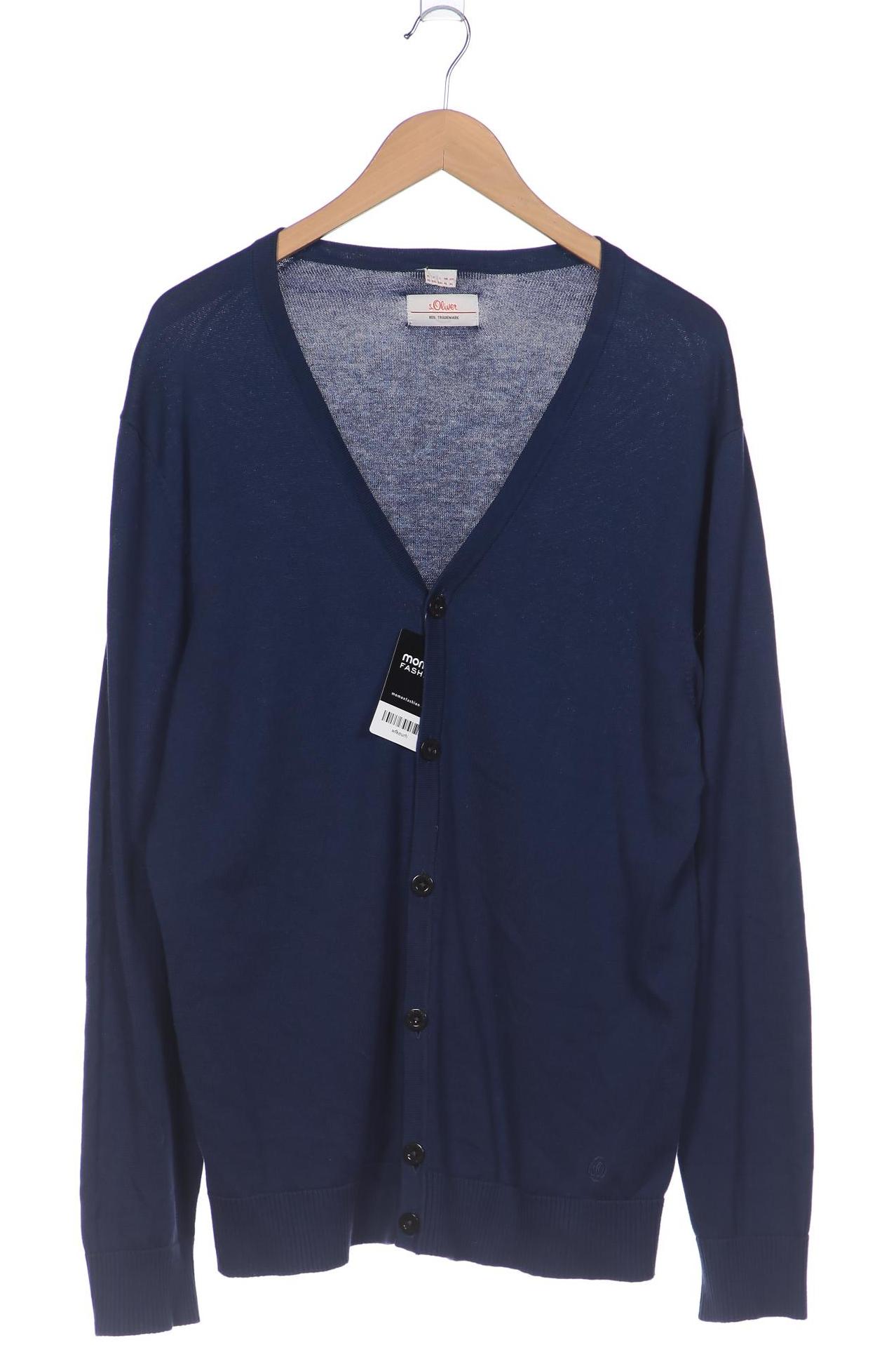 

s.Oliver Herren Strickjacke, blau, Gr. 54