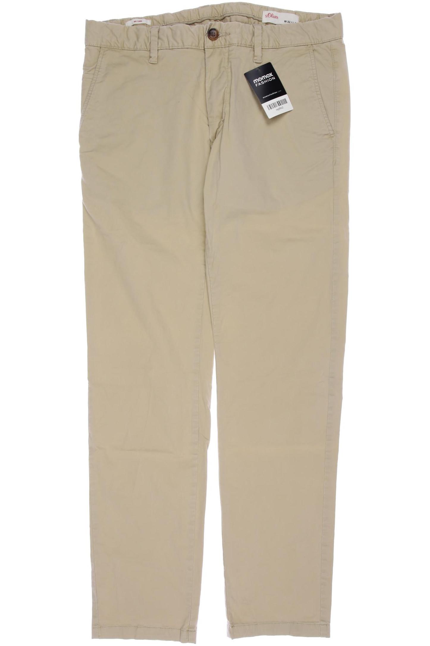 

s.Oliver Herren Stoffhose, beige, Gr. 32