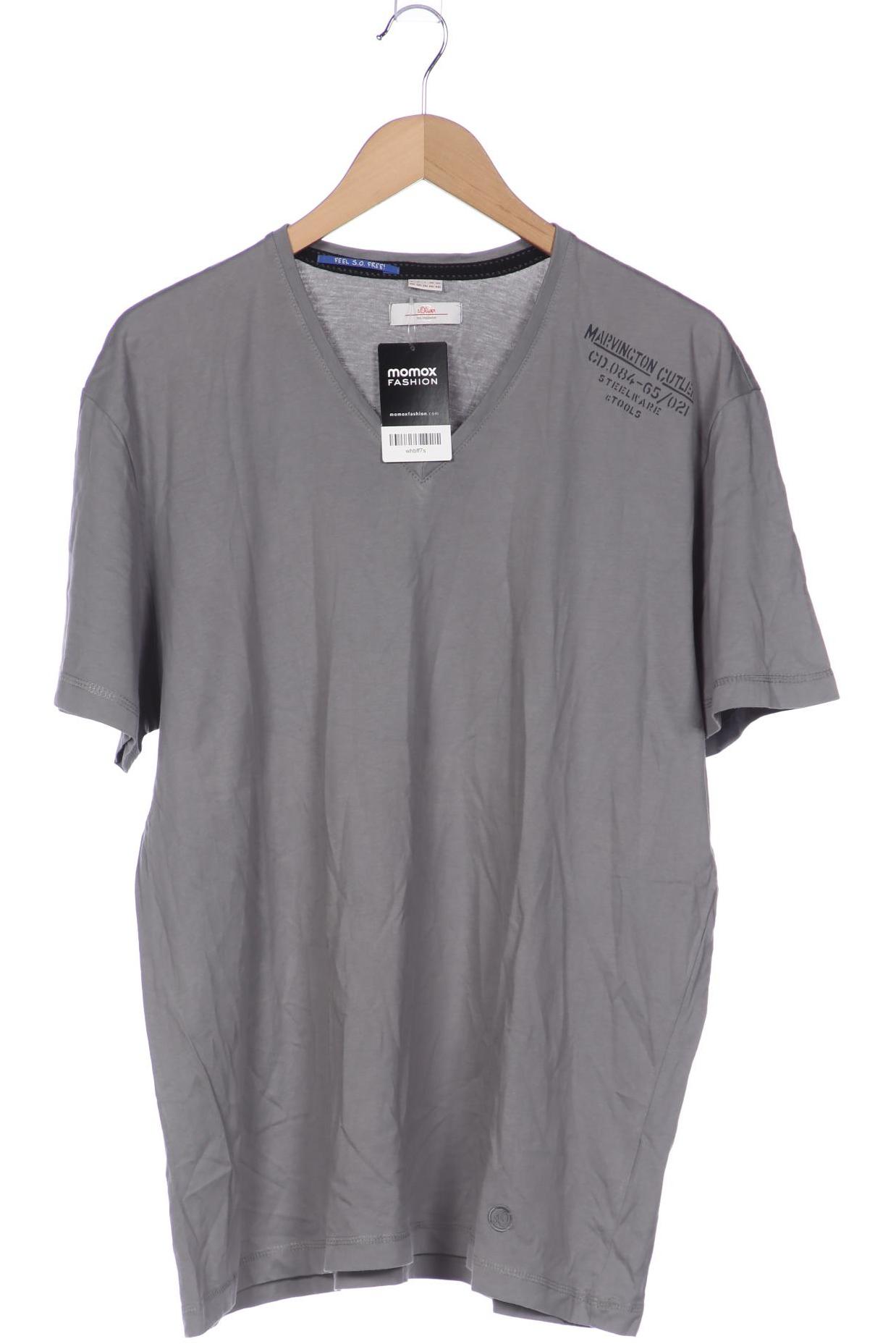 

s.Oliver Herren T-Shirt, grau, Gr. 56