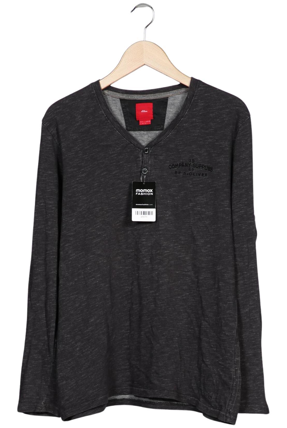 

s.Oliver Herren Langarmshirt, grau, Gr. 52