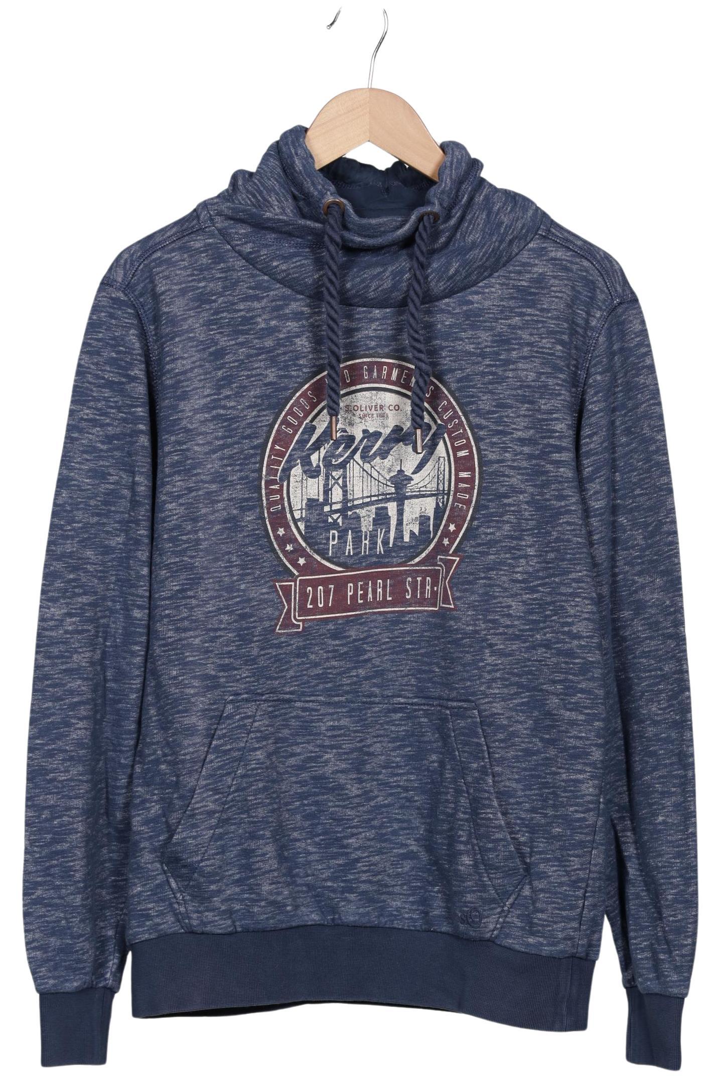 

s.Oliver Herren Sweatshirt, marineblau, Gr. 48