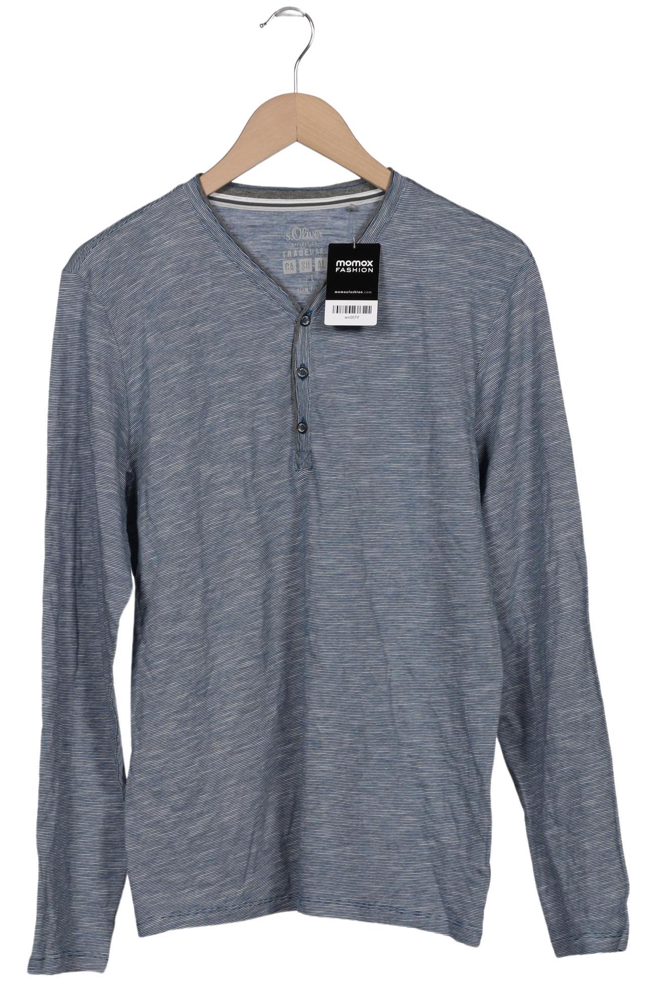 

s.Oliver Herren Langarmshirt, hellblau, Gr. 52
