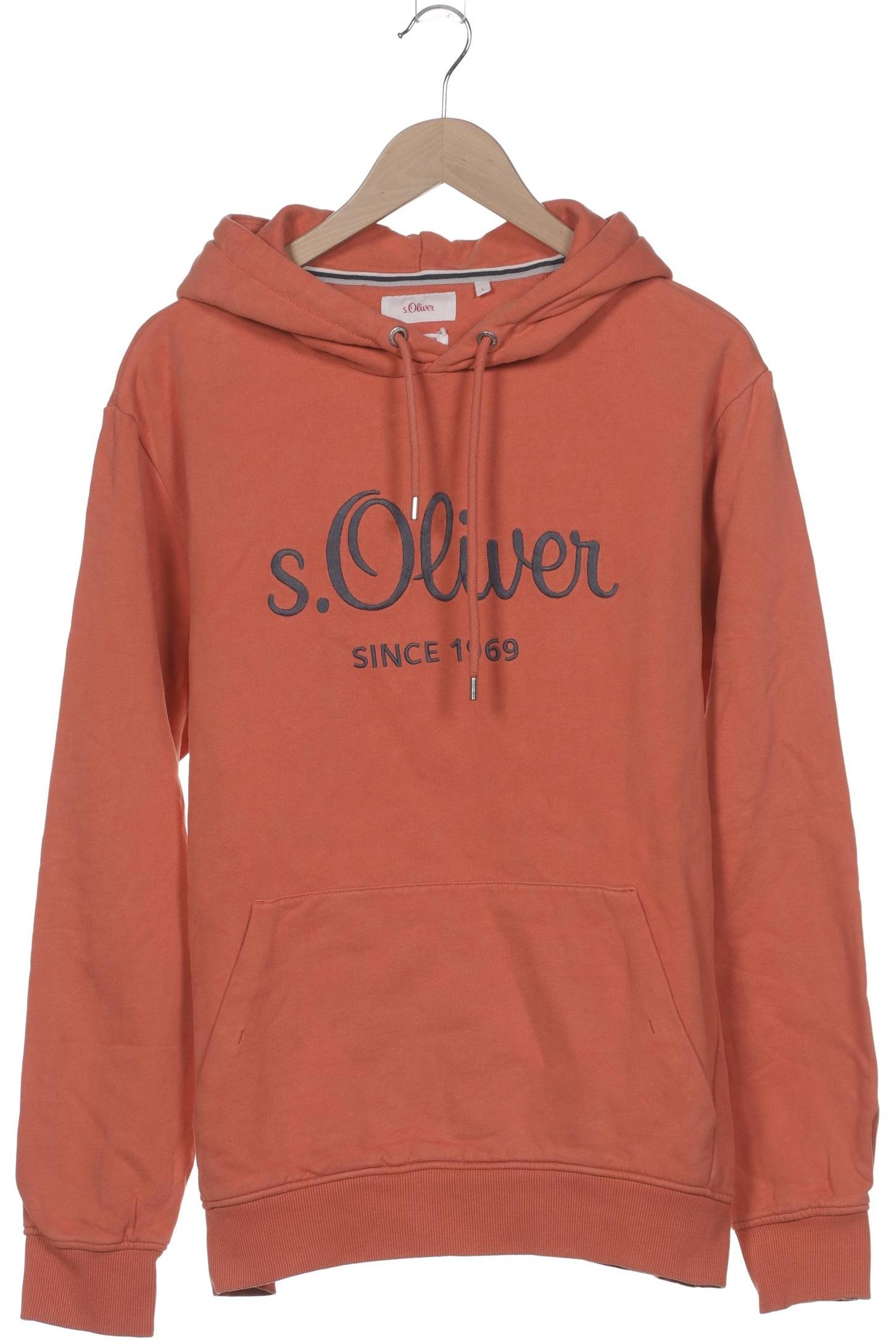 

s.Oliver Herren Kapuzenpullover, orange, Gr. 52