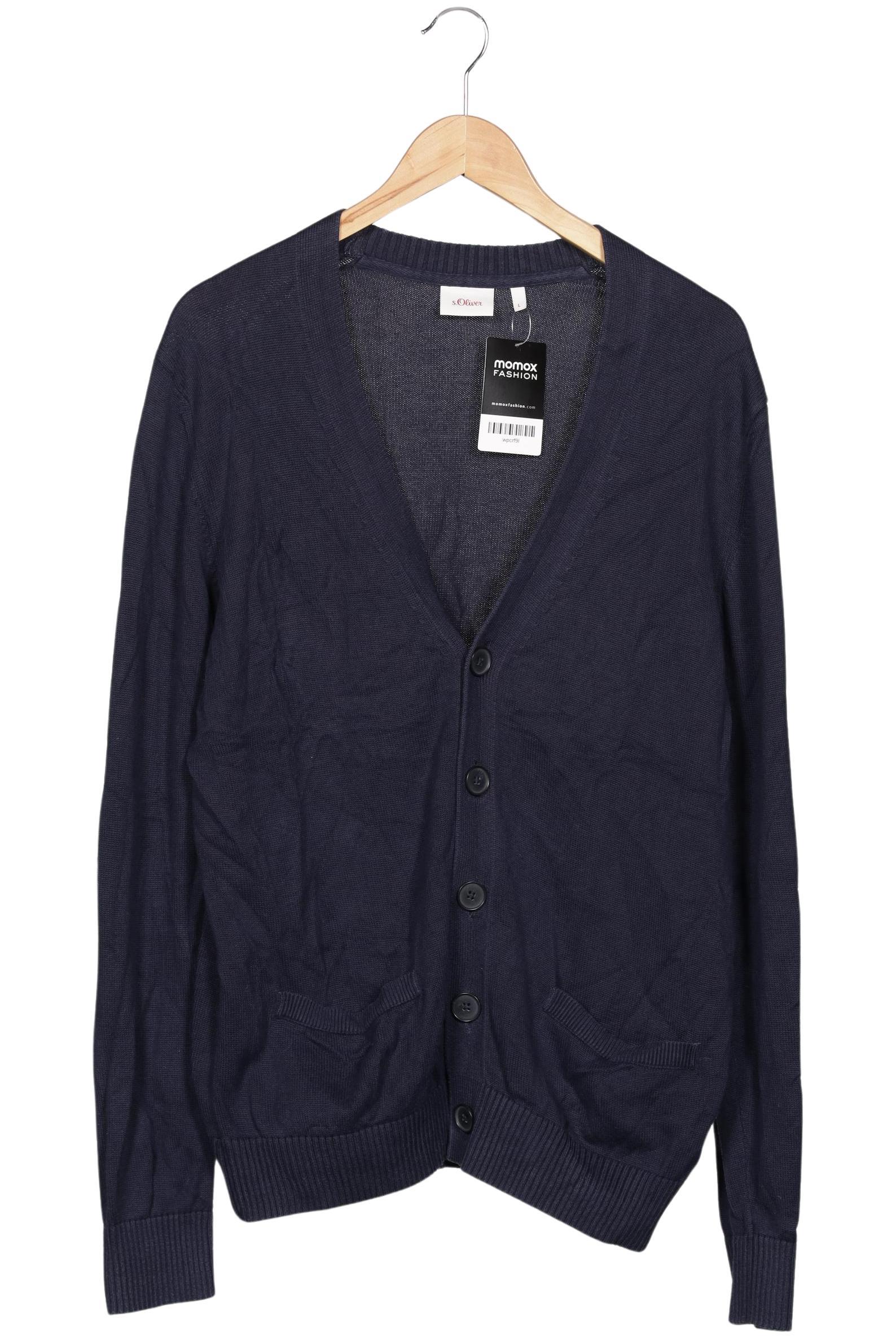

s.Oliver Herren Strickjacke, marineblau, Gr. 52