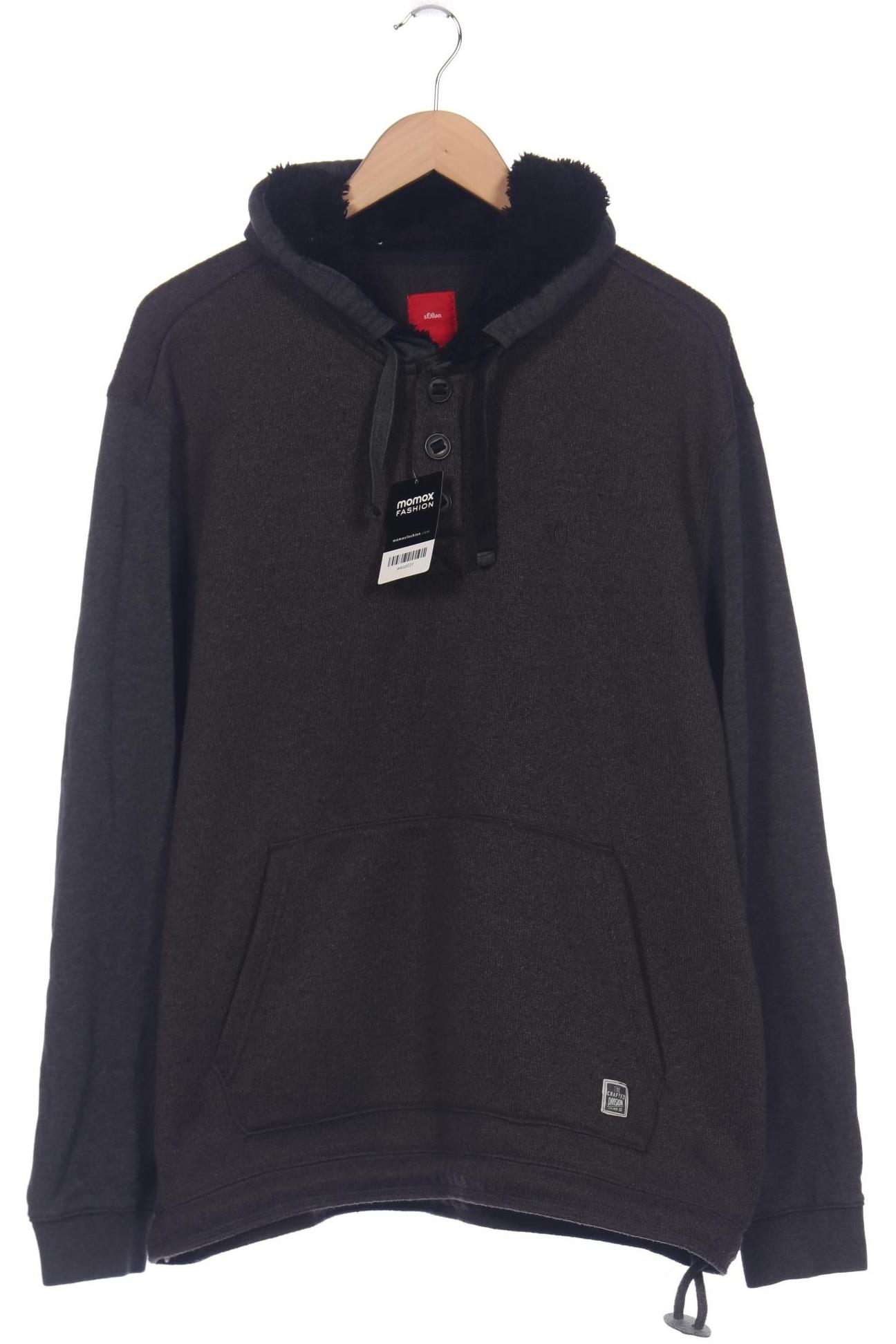 

s.Oliver Herren Kapuzenpullover, grau, Gr. 56