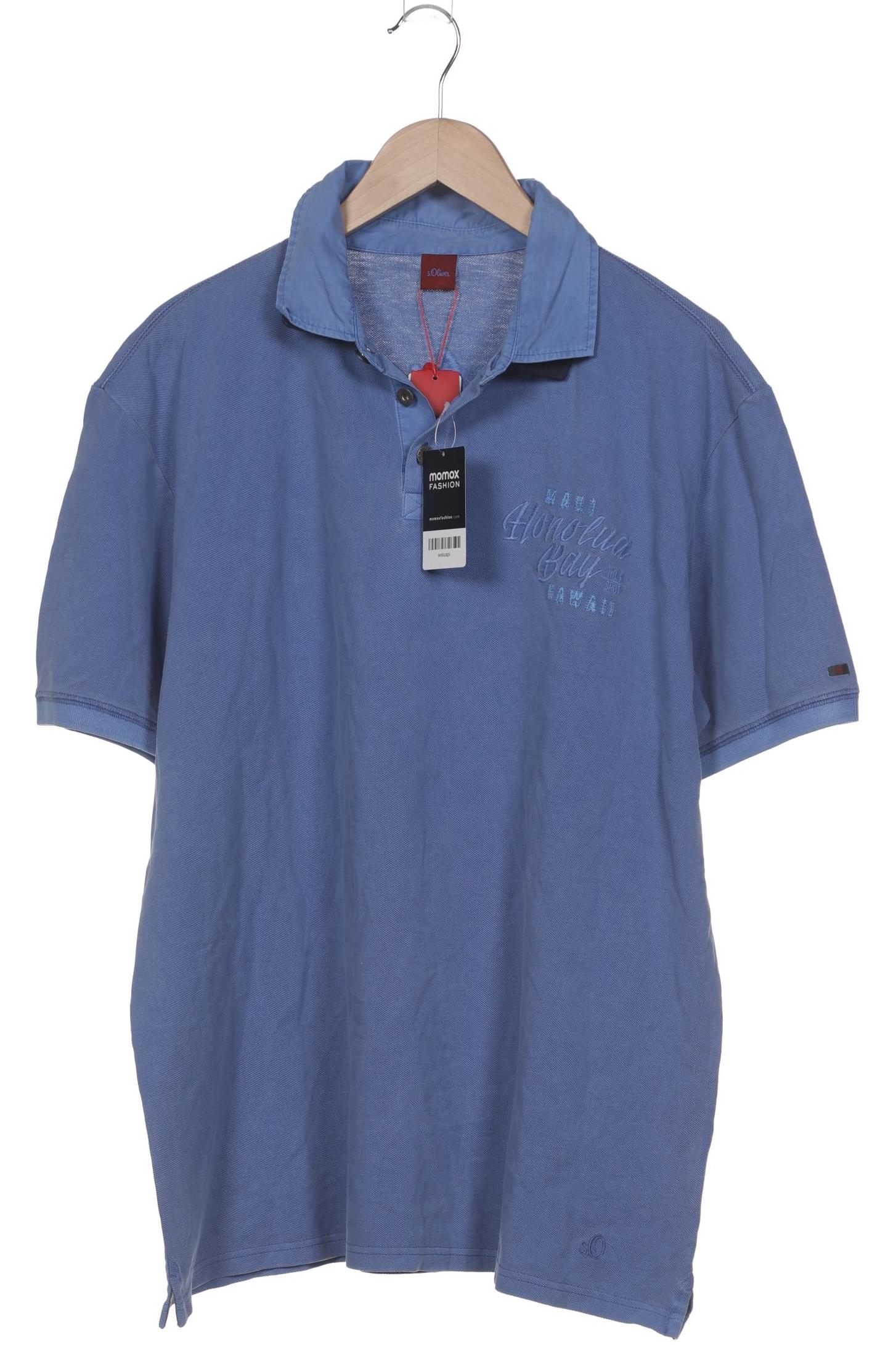 

s.Oliver Herren Poloshirt, blau, Gr. 56
