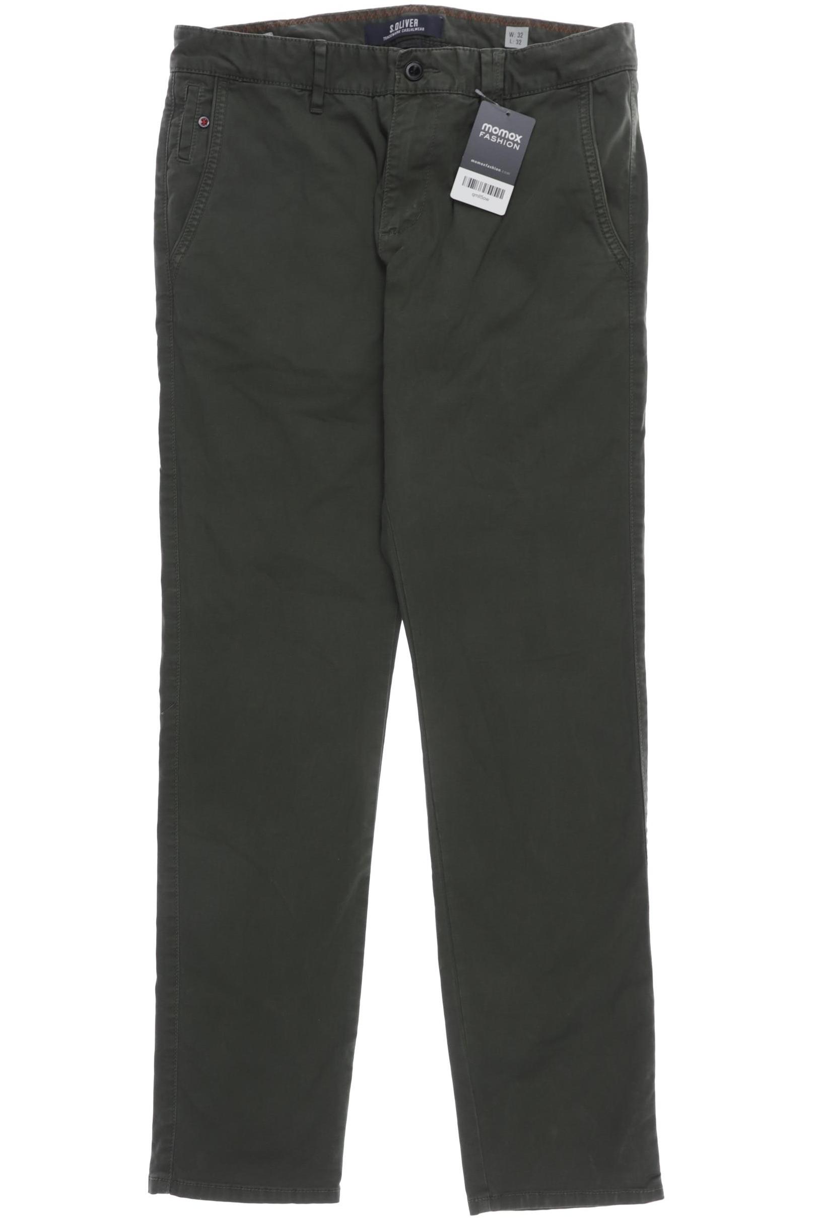 

s.Oliver Herren Stoffhose, grün, Gr. 32