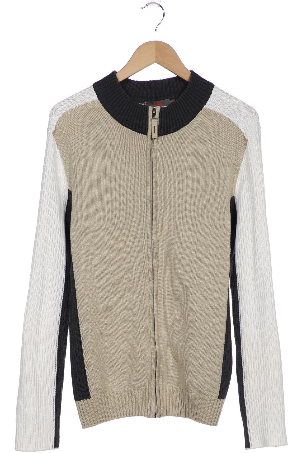 

s.Oliver Herren Strickjacke, beige, Gr. 54