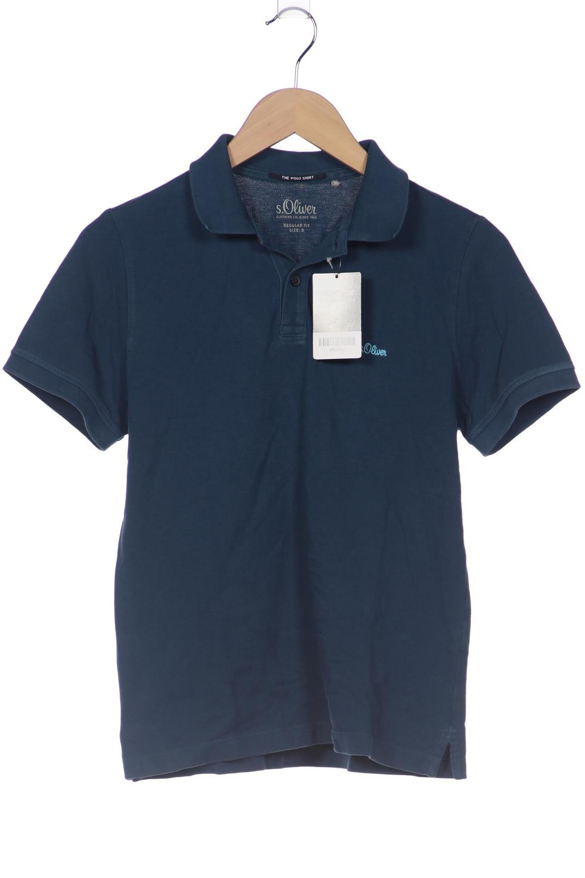 

s.Oliver Herren Poloshirt, blau, Gr. 46