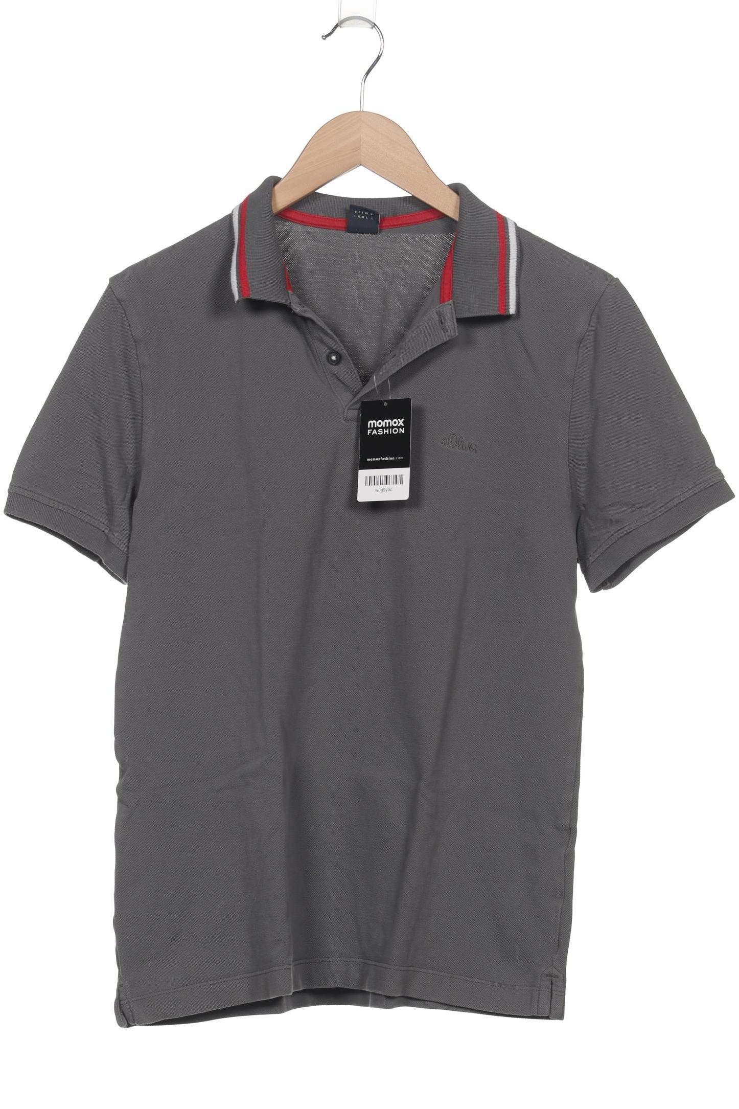 

s.Oliver Herren Poloshirt, grau, Gr. 52