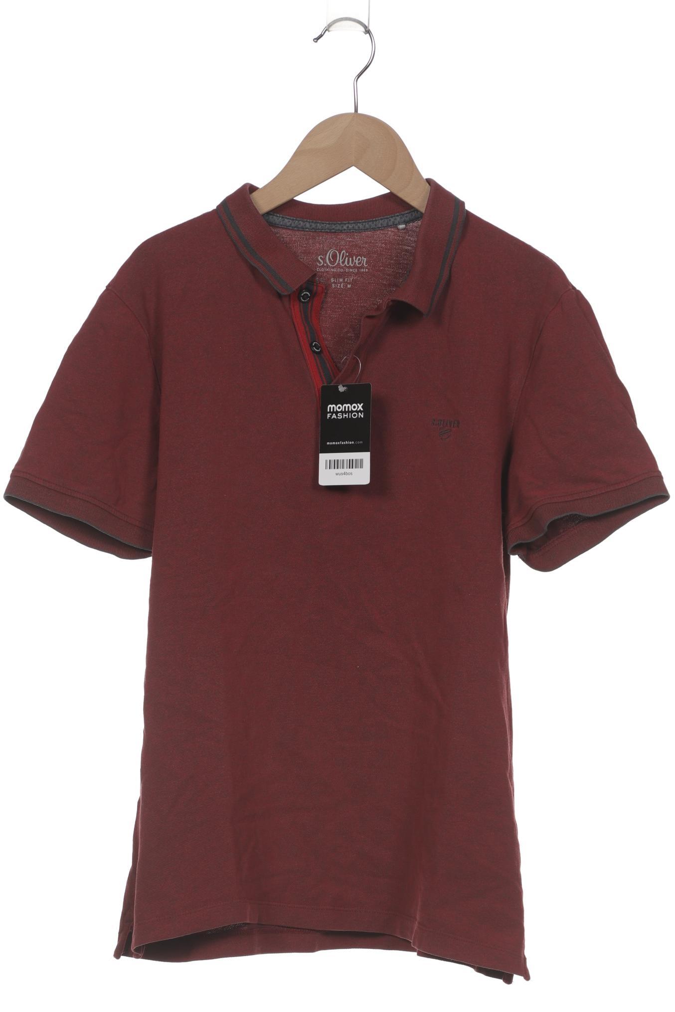 

s.Oliver Herren Poloshirt, bordeaux, Gr. 48