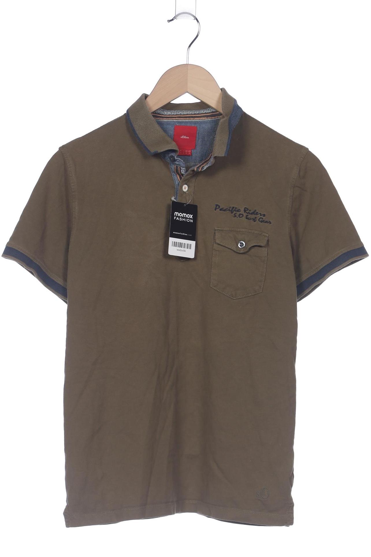 

s.Oliver Herren Poloshirt, grün, Gr. 48