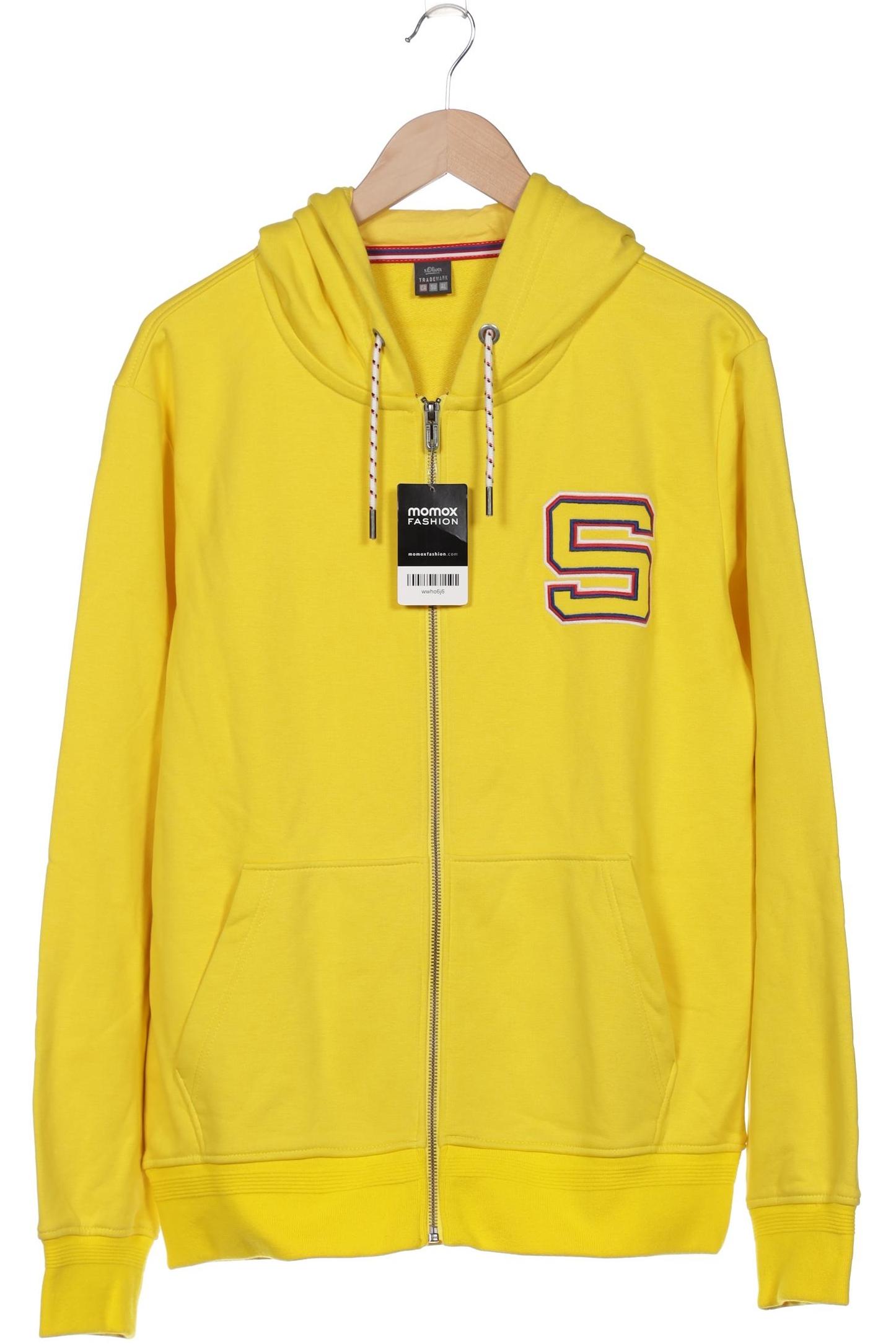 

s.Oliver Herren Kapuzenpullover, gelb, Gr. 52