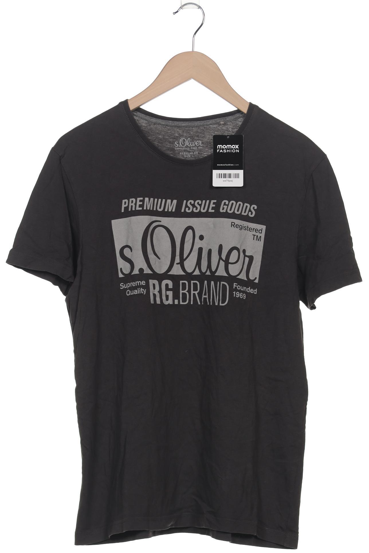 

s.Oliver Herren T-Shirt, grau, Gr. 52