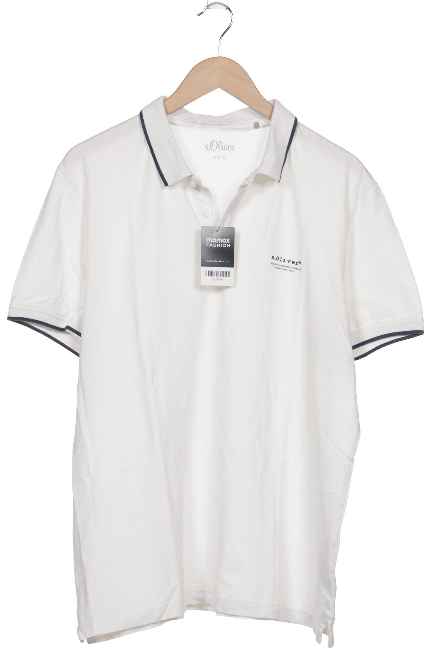 

s.Oliver Herren Poloshirt, weiß, Gr. 54