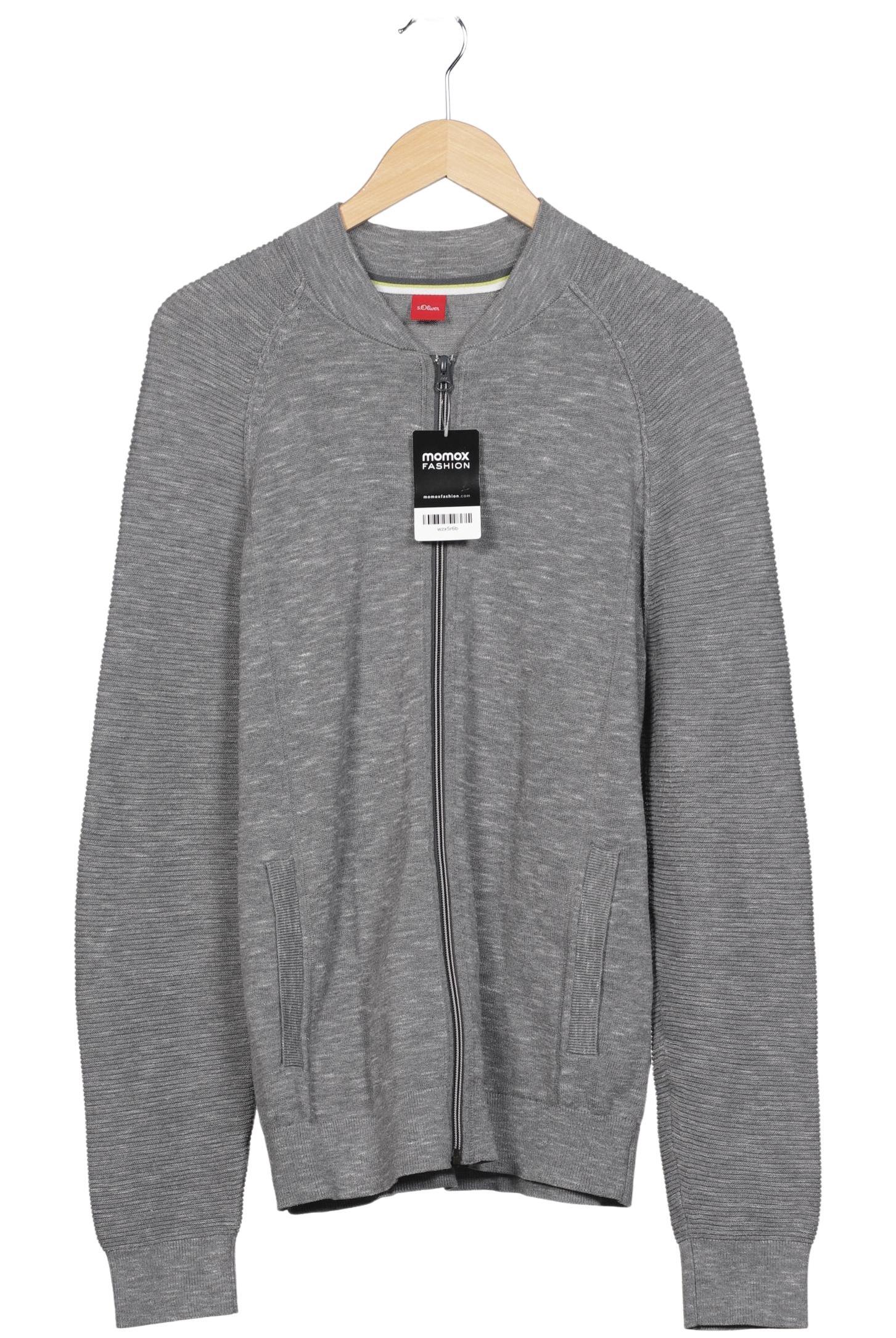 

s.Oliver Herren Strickjacke, grau, Gr. 52