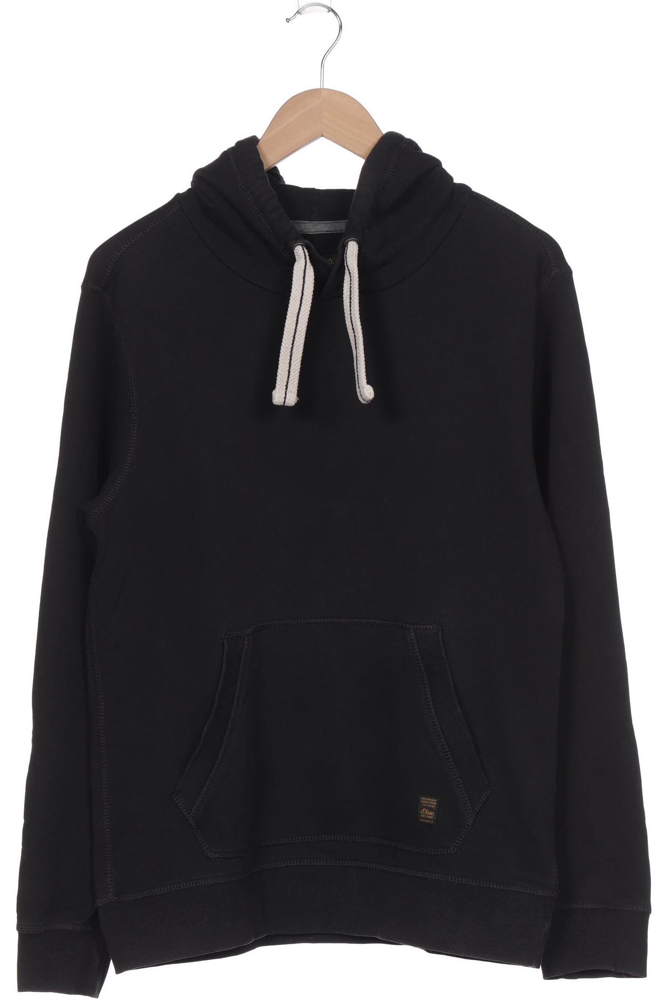 

s.Oliver Herren Kapuzenpullover, schwarz