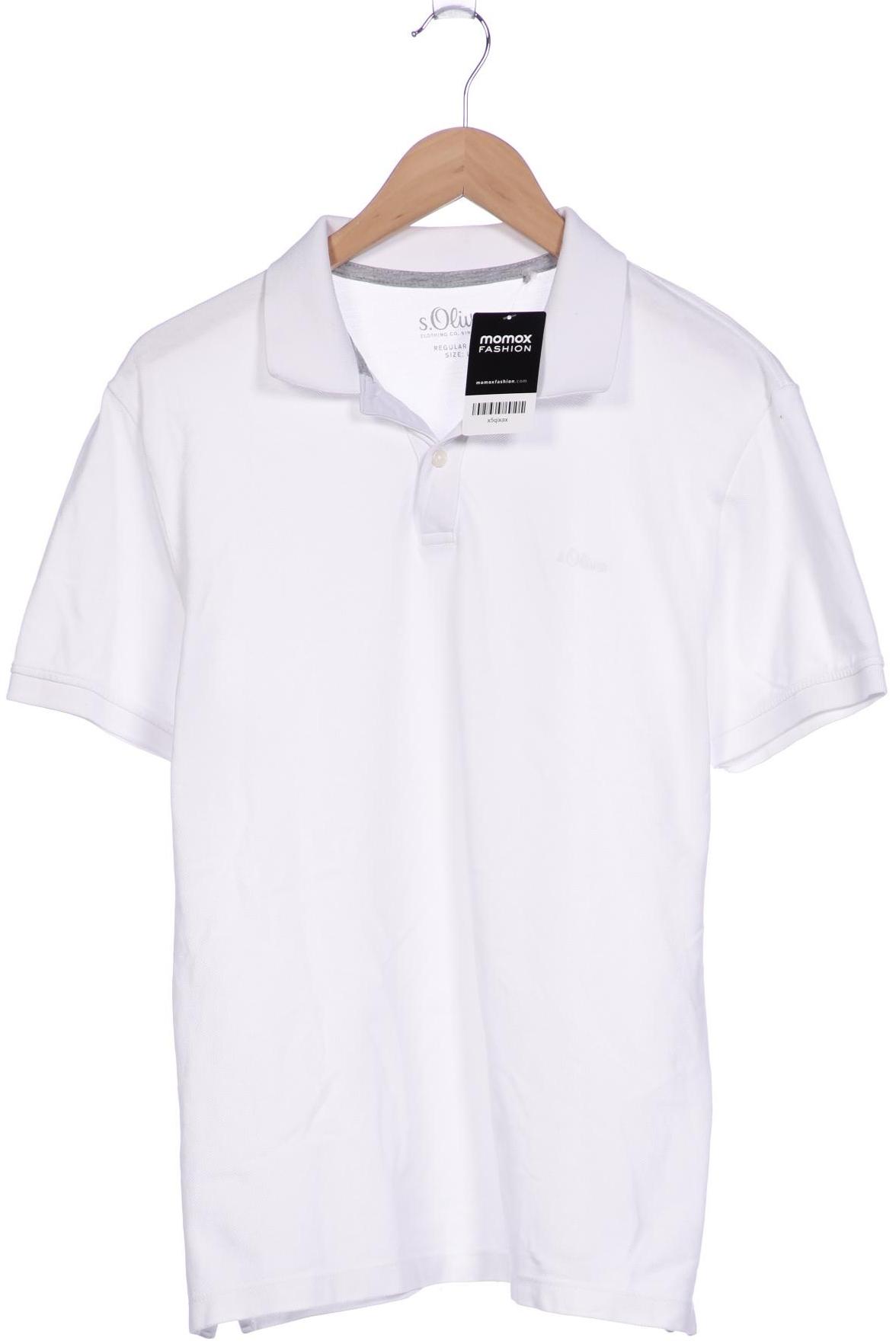 

s.Oliver Herren Poloshirt, weiß, Gr. 52