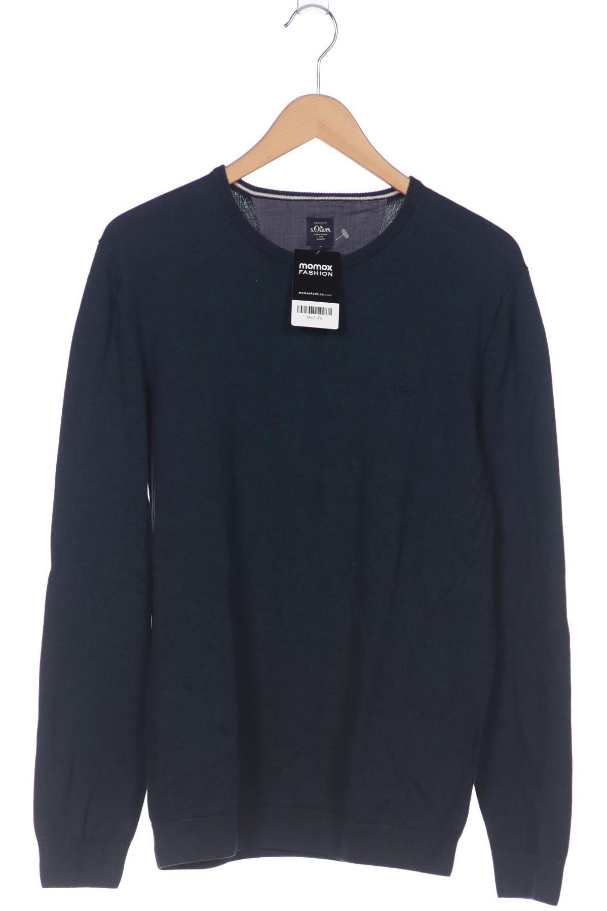 

s.Oliver Herren Pullover, türkis, Gr. 52