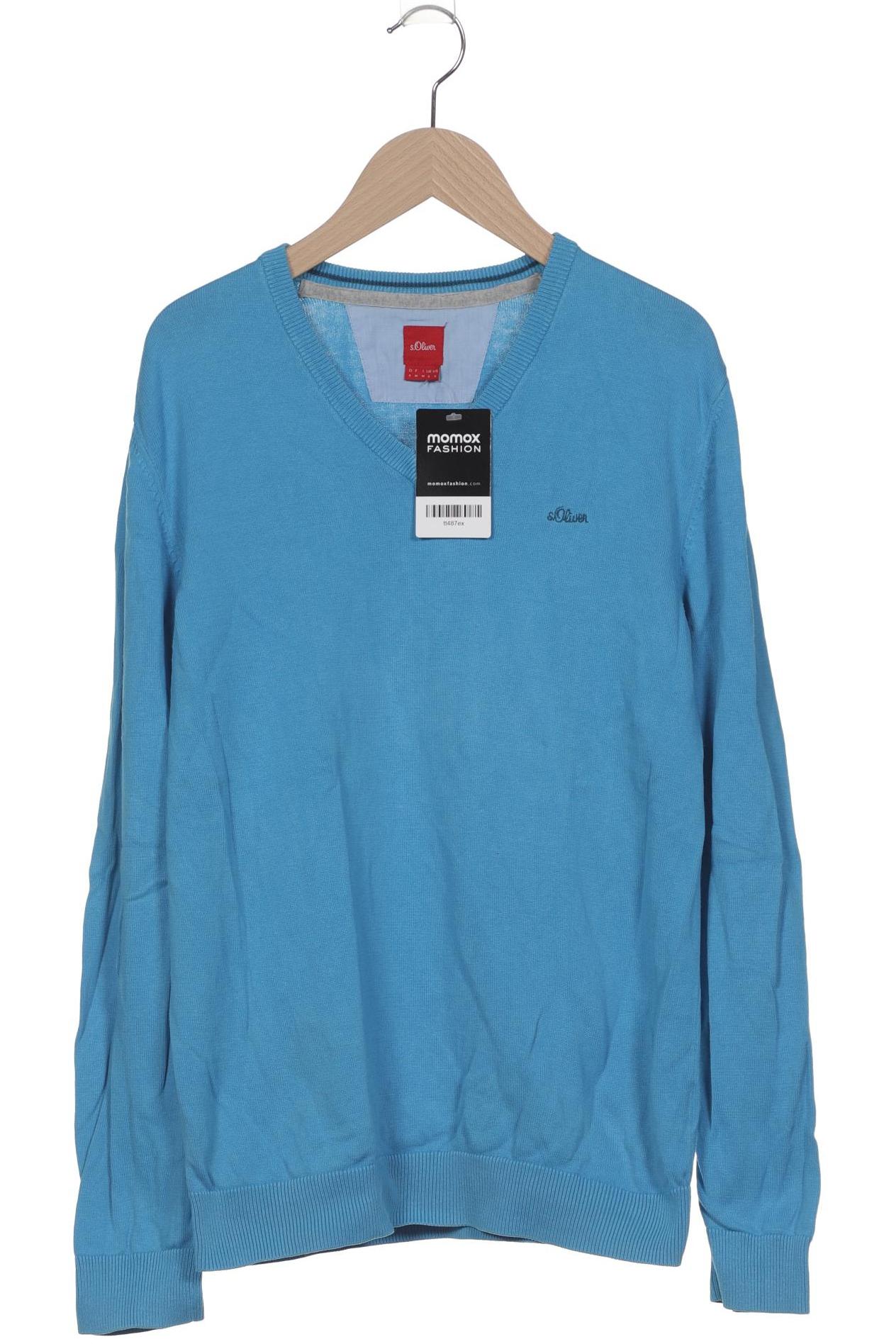 

s.Oliver Herren Pullover, blau, Gr. 46