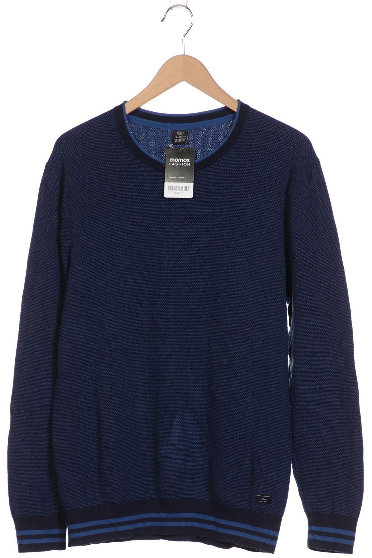 

s.Oliver Herren Pullover, blau, Gr. 54