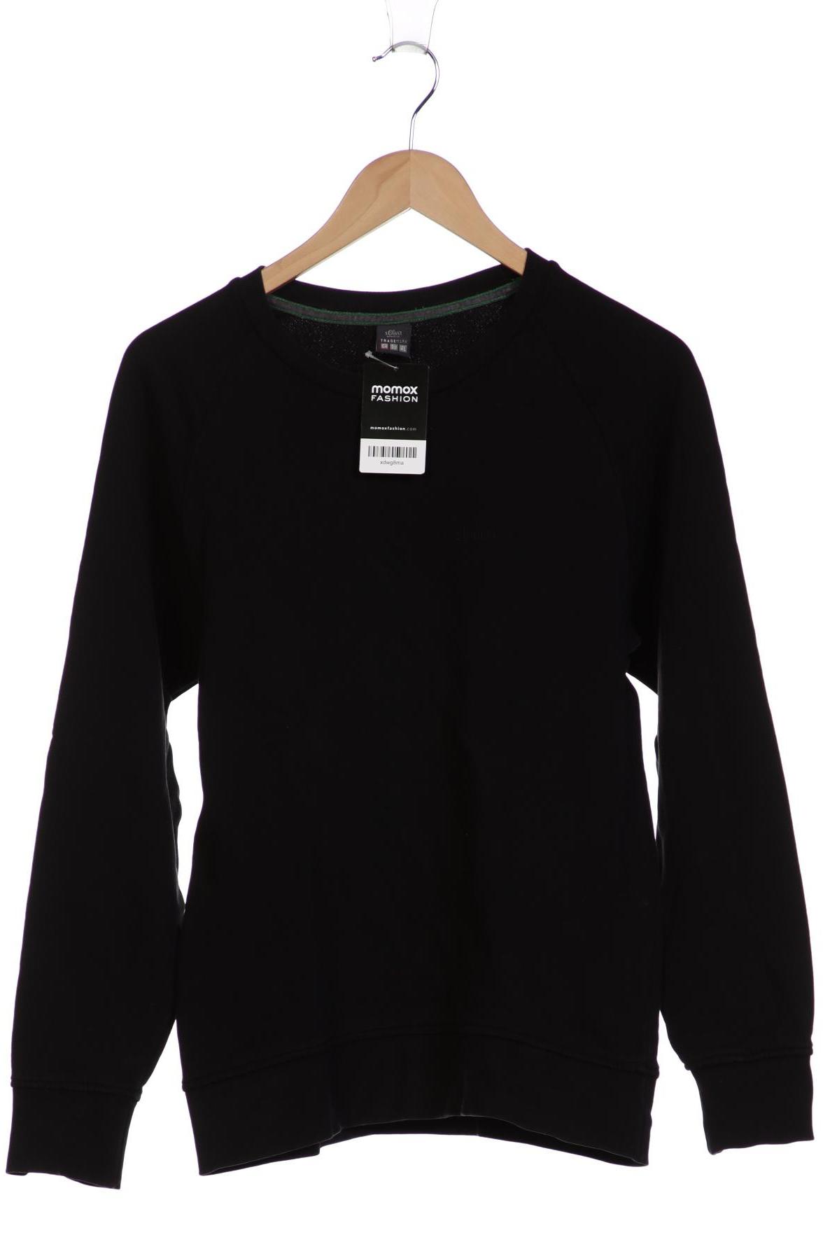 

s.Oliver Herren Sweatshirt, schwarz, Gr. 46