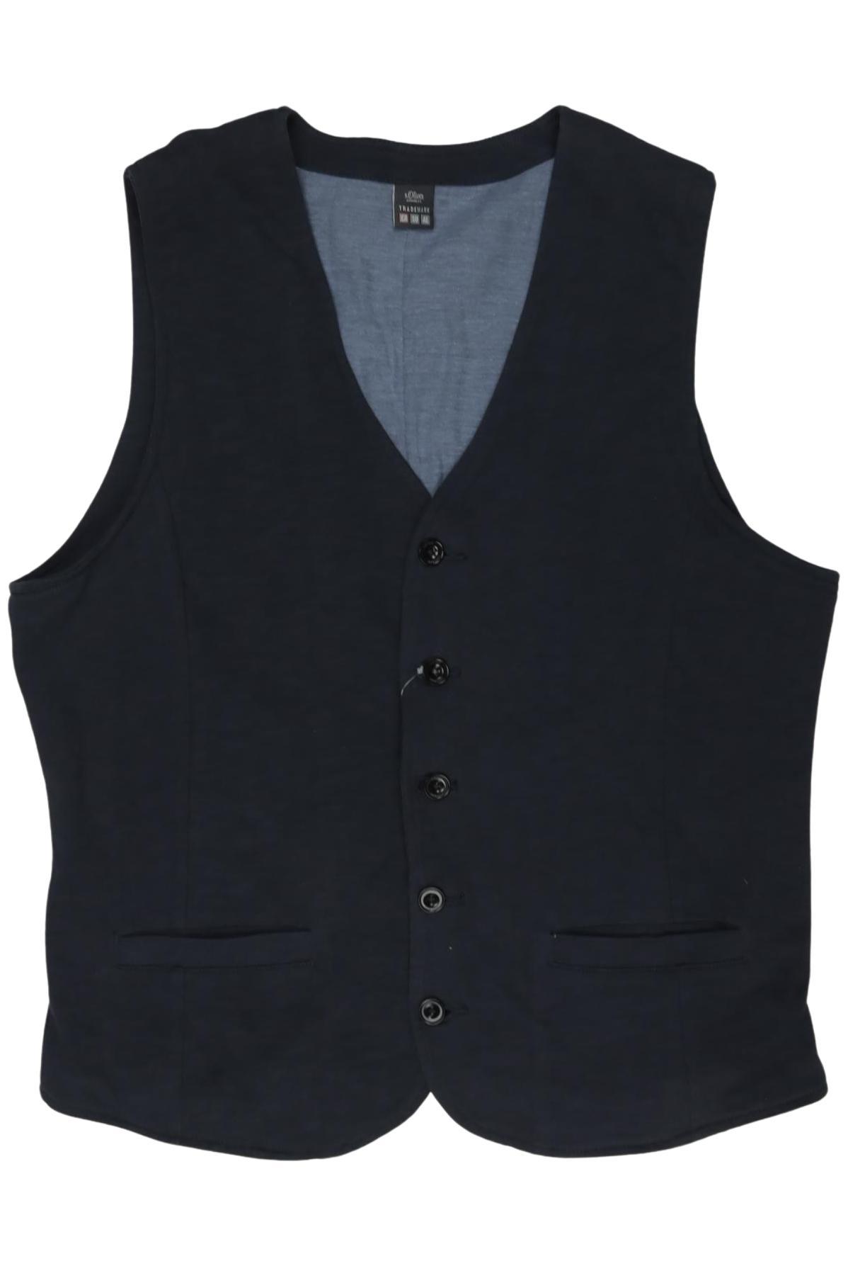 

s.Oliver Herren Weste, marineblau, Gr. 52